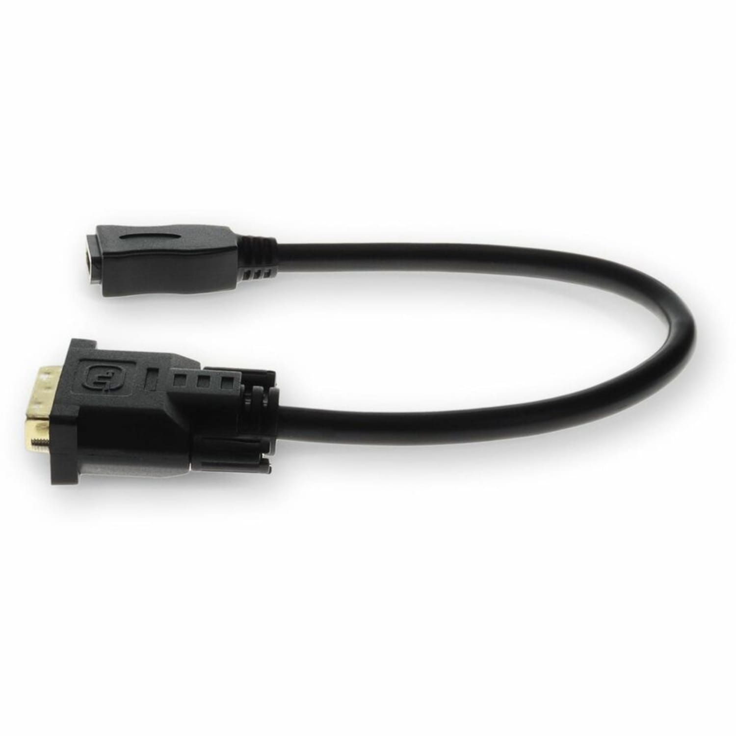 AddOn 5 Pack 8in DVI-D to HDMI Adapter Cable - Adapter - dual link - HDMI female to DVI-D male - 7.9 in - black (pack of 5) - Image 3