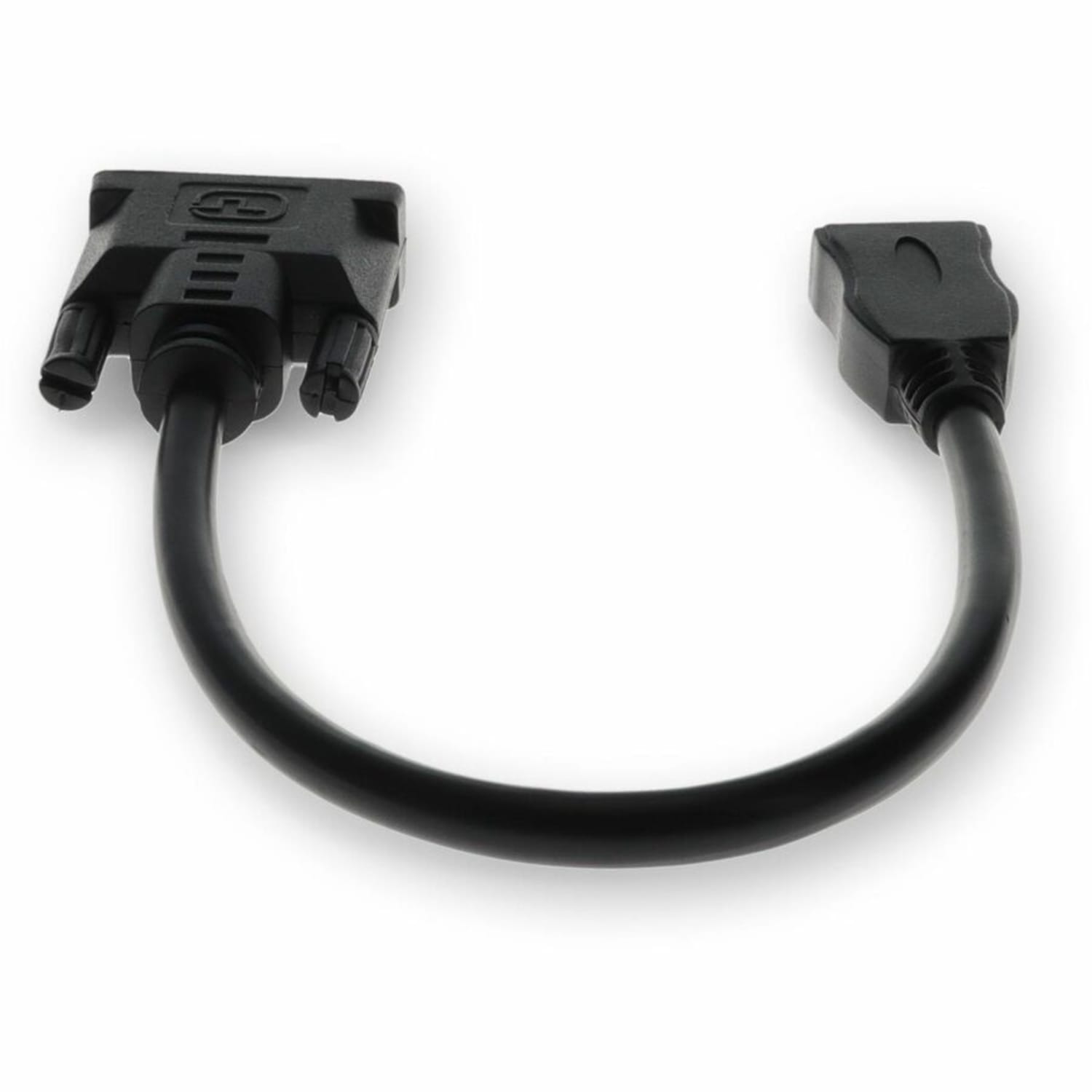 AddOn 5 Pack 8in DVI-D to HDMI Adapter Cable - Adapter - dual link - HDMI female to DVI-D male - 7.9 in - black (pack of 5) - Image 5