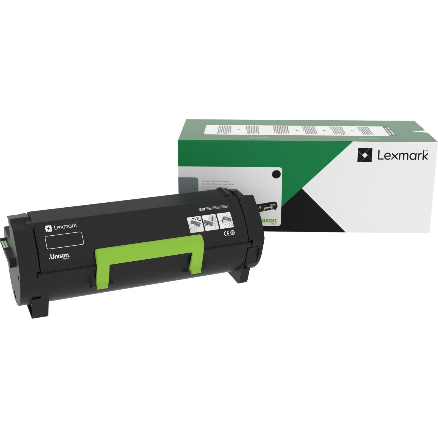 Lexmark 50F0H0G Black High Yield Toner Cartridge