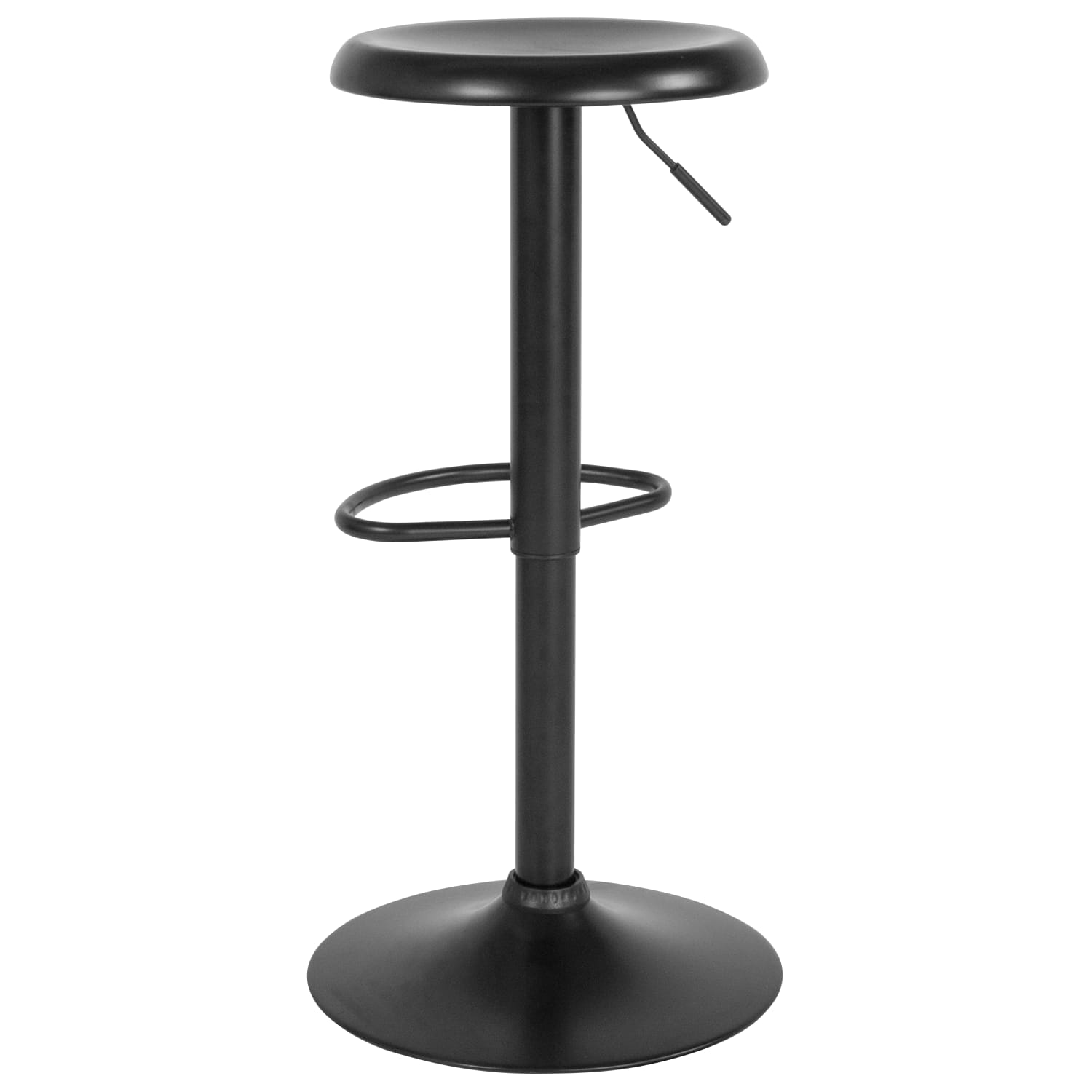 Flash Furniture Madrid Series Adjustable Height Retro Barstool Black PopularChairscom Flash Furniture Madrid Series Adjustable Height Retro Barstool Black PopularChairscom