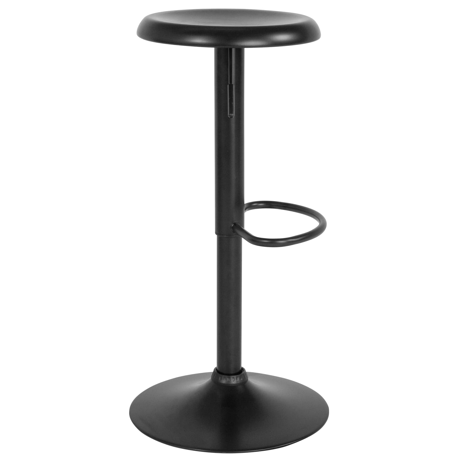 Flash Furniture Madrid Series Adjustable Height Retro Barstool Black PopularChairscom Flash Furniture Madrid Series Adjustable Height Retro Barstool Black PopularChairscom