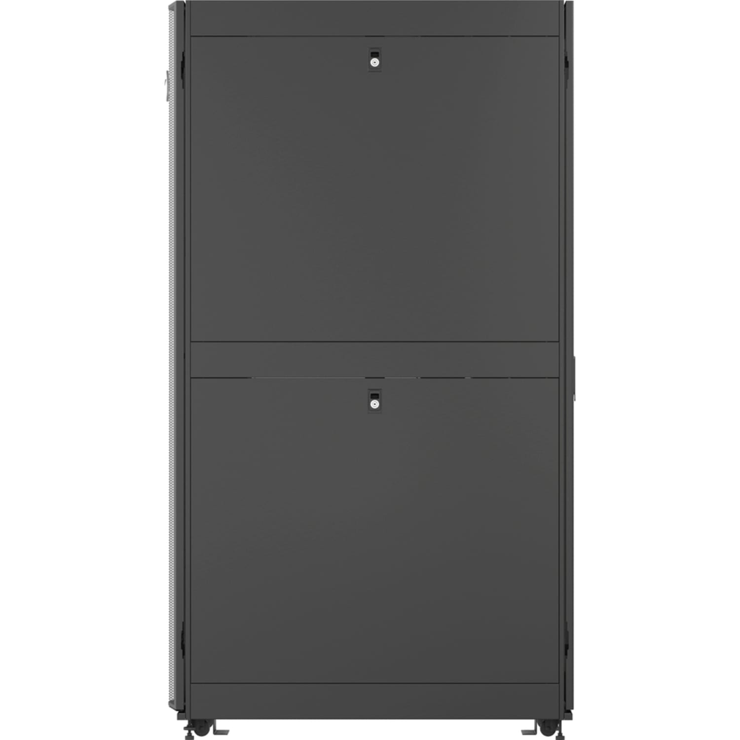 Vertiv VR Rack - 48U Server Rack Enclosure| 800x1200mm| 19-inch Cabinet (VR3357) - 2265x800x1200mm (HxWxD)| 77% perforated doors| Sides| Casters - Image 3