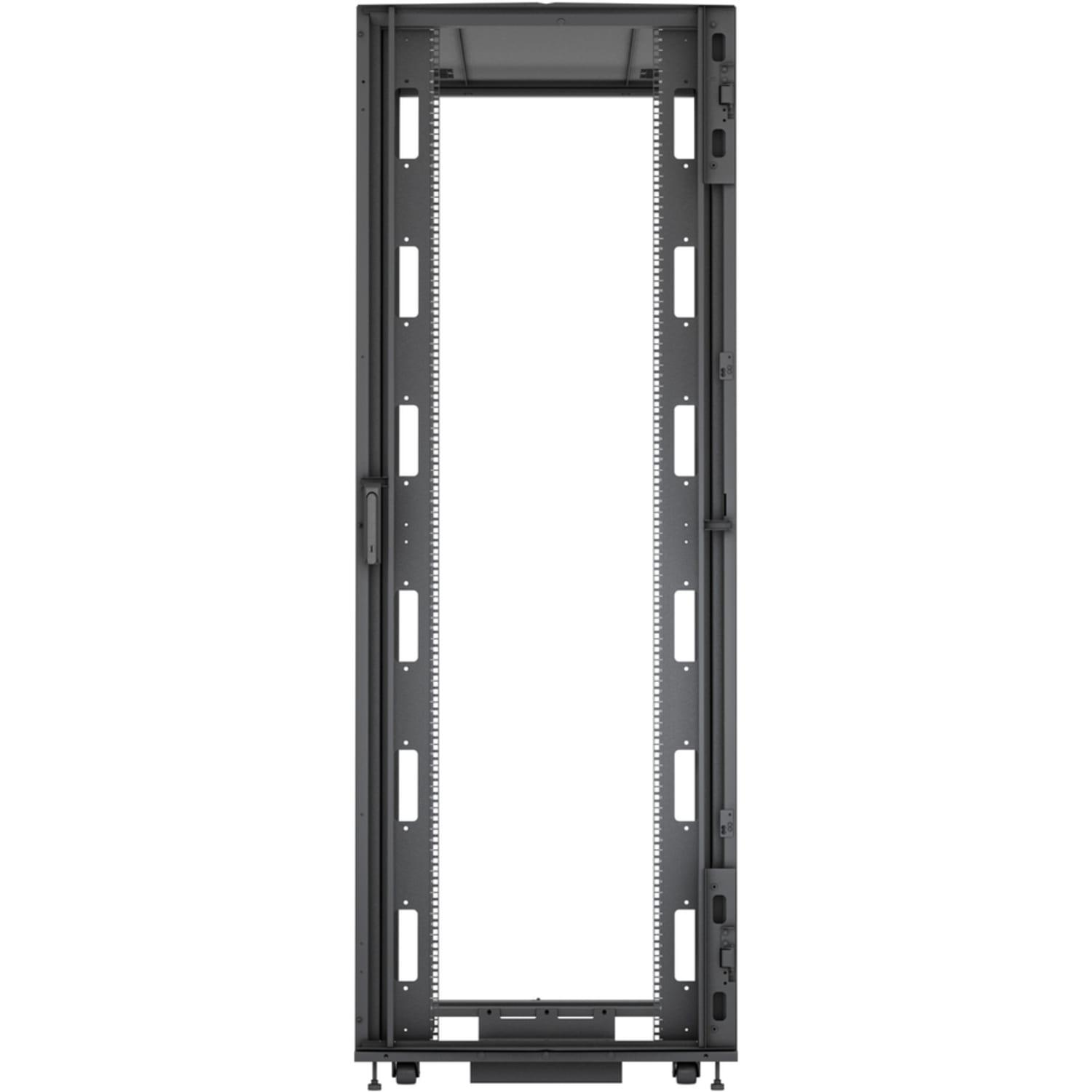 Vertiv VR Rack - 48U Server Rack Enclosure| 800x1200mm| 19-inch Cabinet (VR3357) - 2265x800x1200mm (HxWxD)| 77% perforated doors| Sides| Casters - Image 6