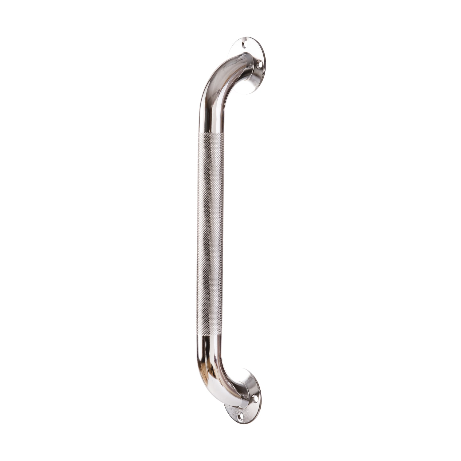 DMI Textured Steel Bath And Shower Grab Bar, 24inH x 2inW x 3inD, Silver - Image 3