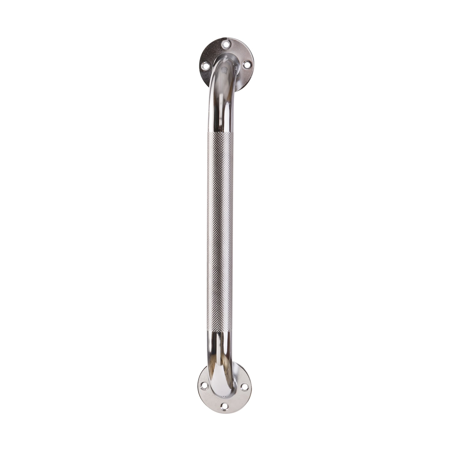DMI Textured Steel Bath And Shower Grab Bar, 24inH x 2inW x 3inD, Silver - Image 4