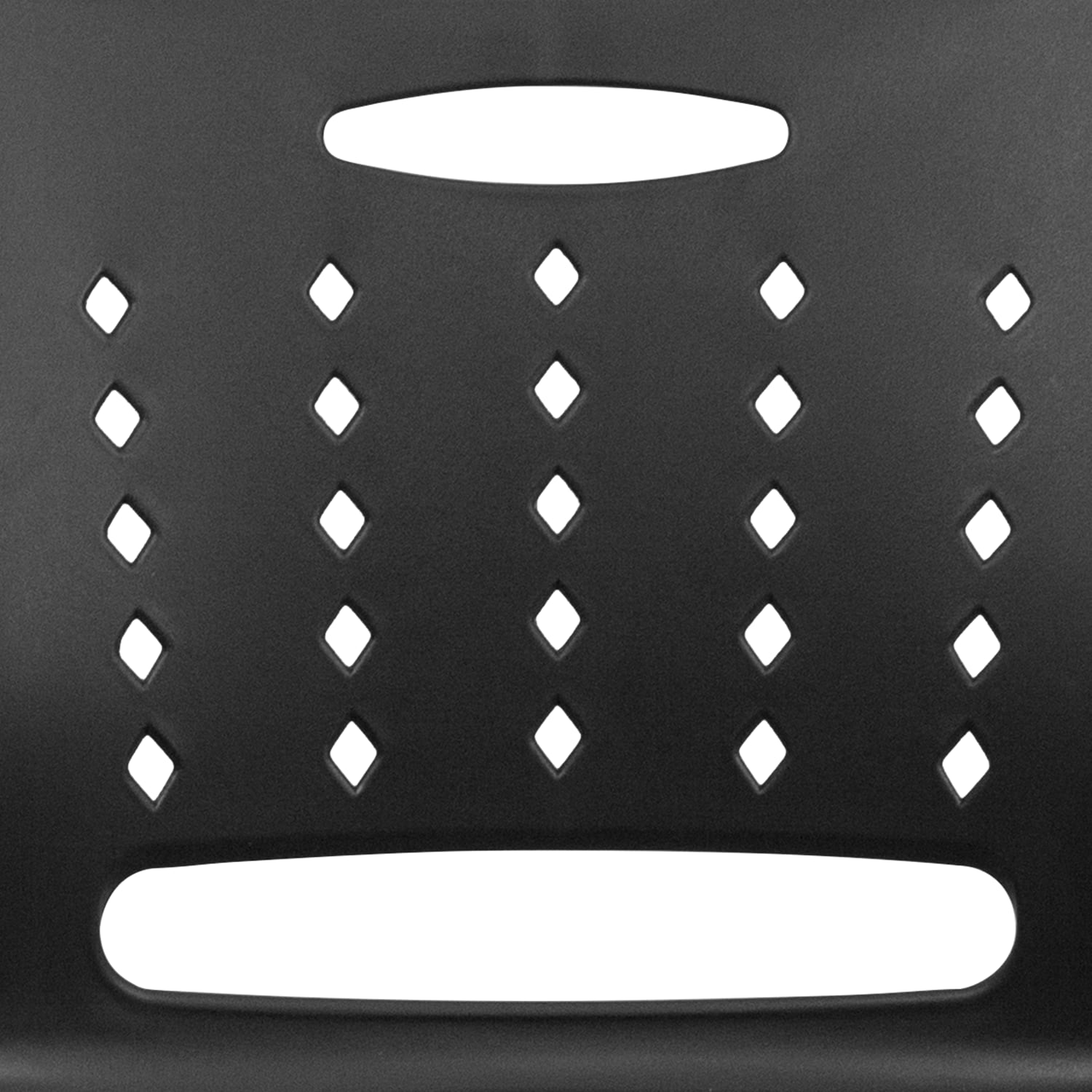 Flash Furniture Sled-Base Stacking Chair With Handle And Air-Vent Back, Black - Image 13