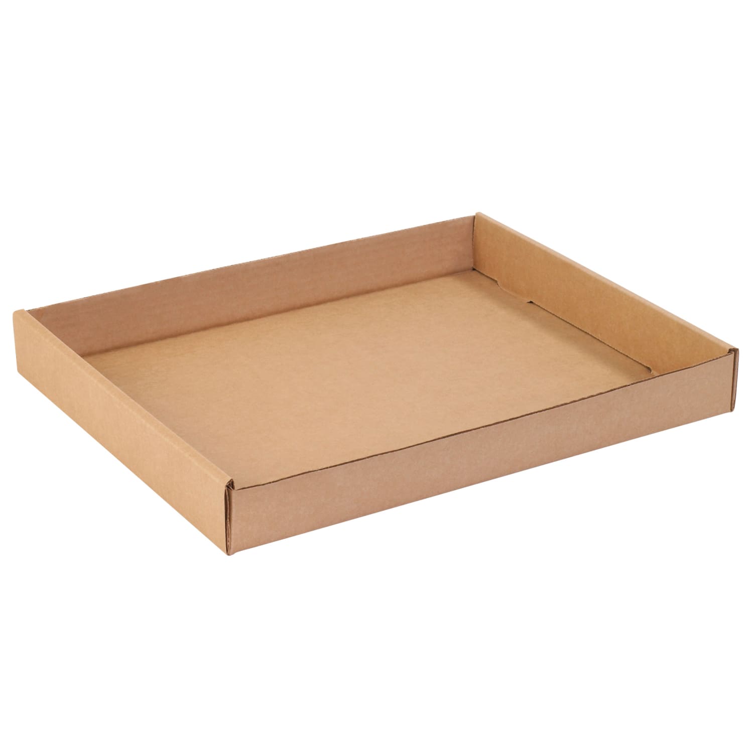 Partners Brand Corrugated Trays, 1 3/4inH x 12inW x 15inD, Kraft, Pack Of 50 - Image 3