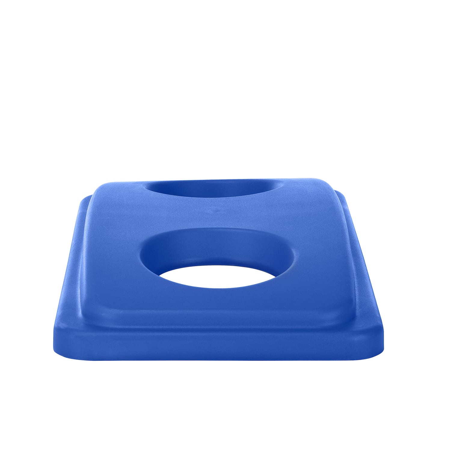 Alpine Can And Bottle Recycling Lids For Slim Recycling Trash Cans, 20in x 12in, Blue, Pack Of 4 Lids - Image 5
