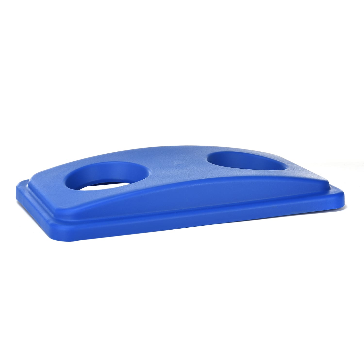 Alpine Can And Bottle Recycling Lids For Slim Recycling Trash Cans, 20in x 12in, Blue, Pack Of 4 Lids - Image 6