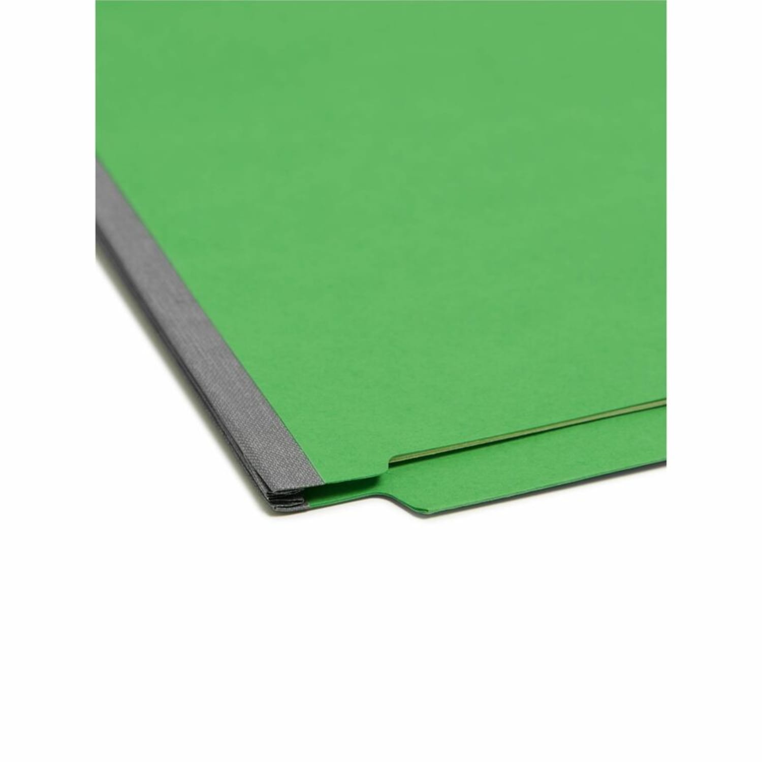 Smead Manila And Color Classification Folders, 2in Expansion, 2 Dividers, 8 1/2in x 11in, Letter, Green, Box of 10 - Image 5