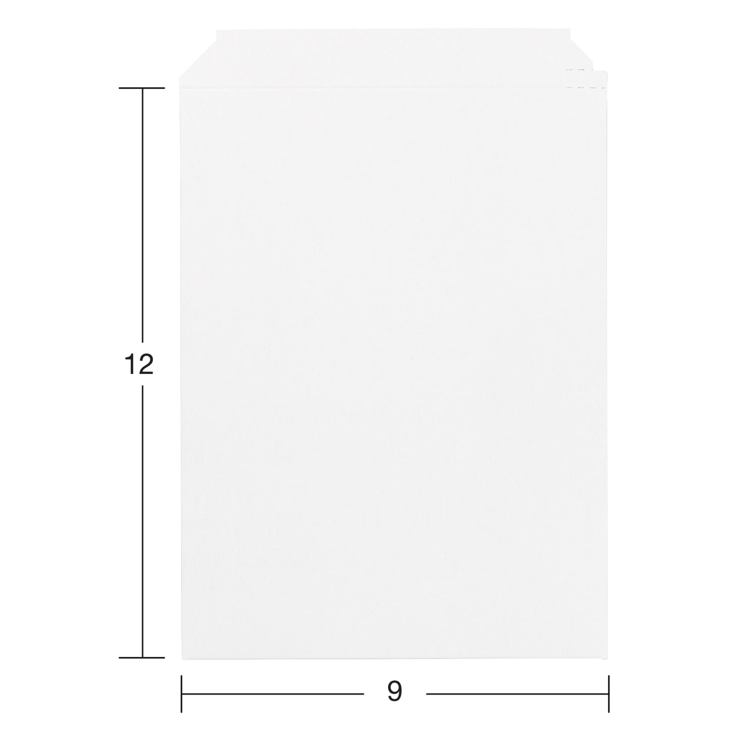 Office Depot Brand White Chipboard Photo And Document Mailer, 100% Recycled, 9in x 12in, Pack Of 24 - Image 4