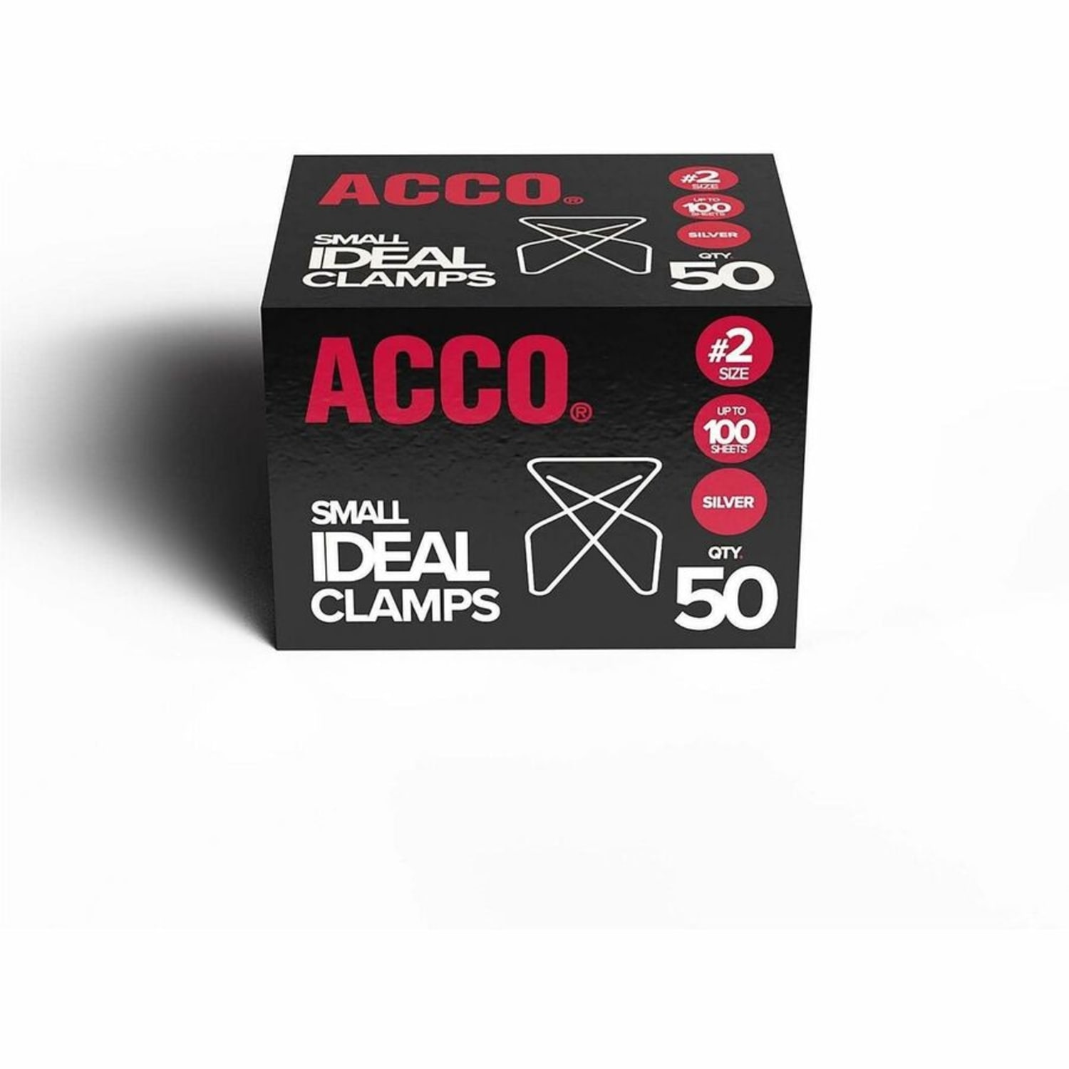 ACCO Ideal Paper Butterfly Clamp, #2 Size (Small), Box Of 50 - Image 6
