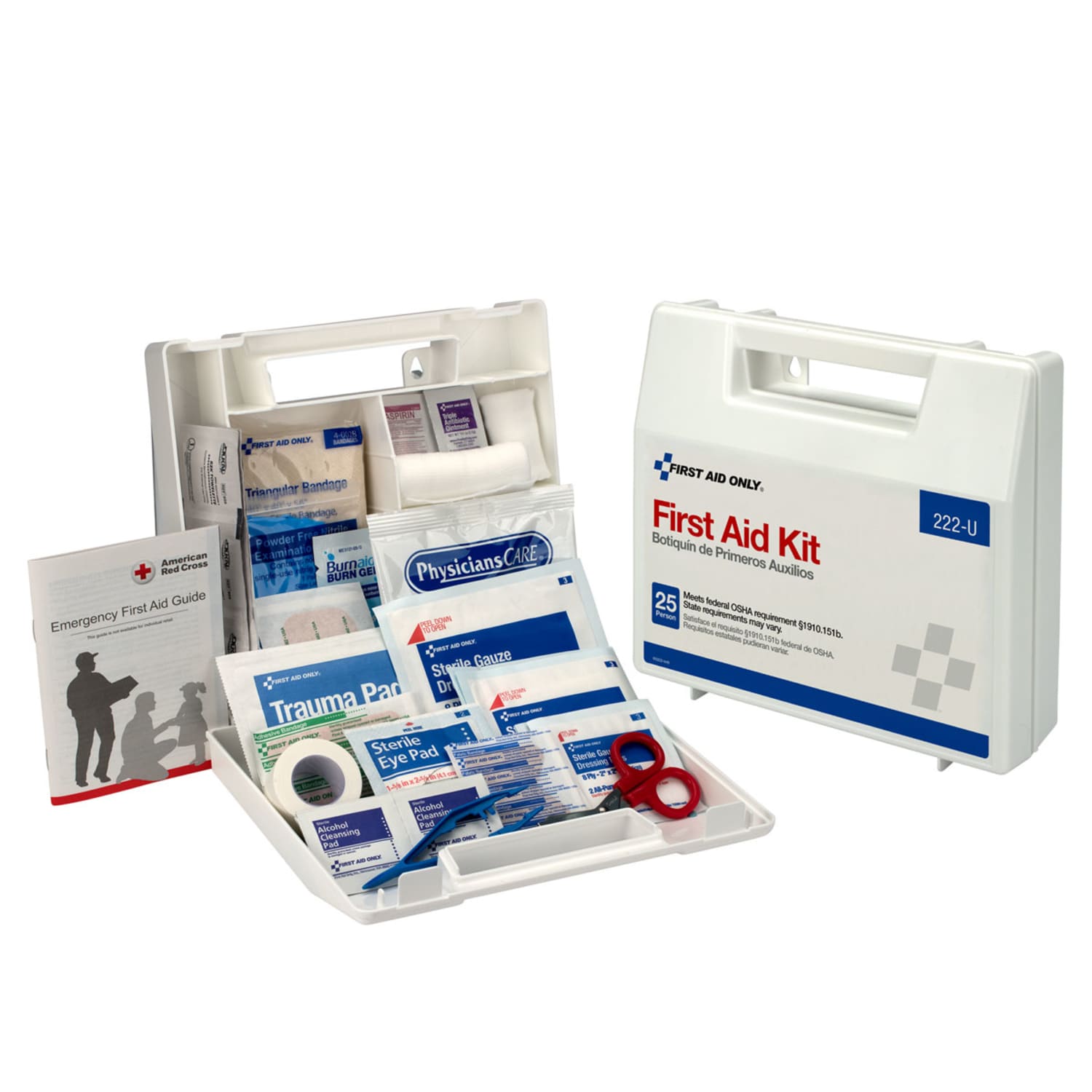 First Aid Only 10-Person First Aid Kit, 8-7/16inH x 9inW x 2-1/2inD - Image 4
