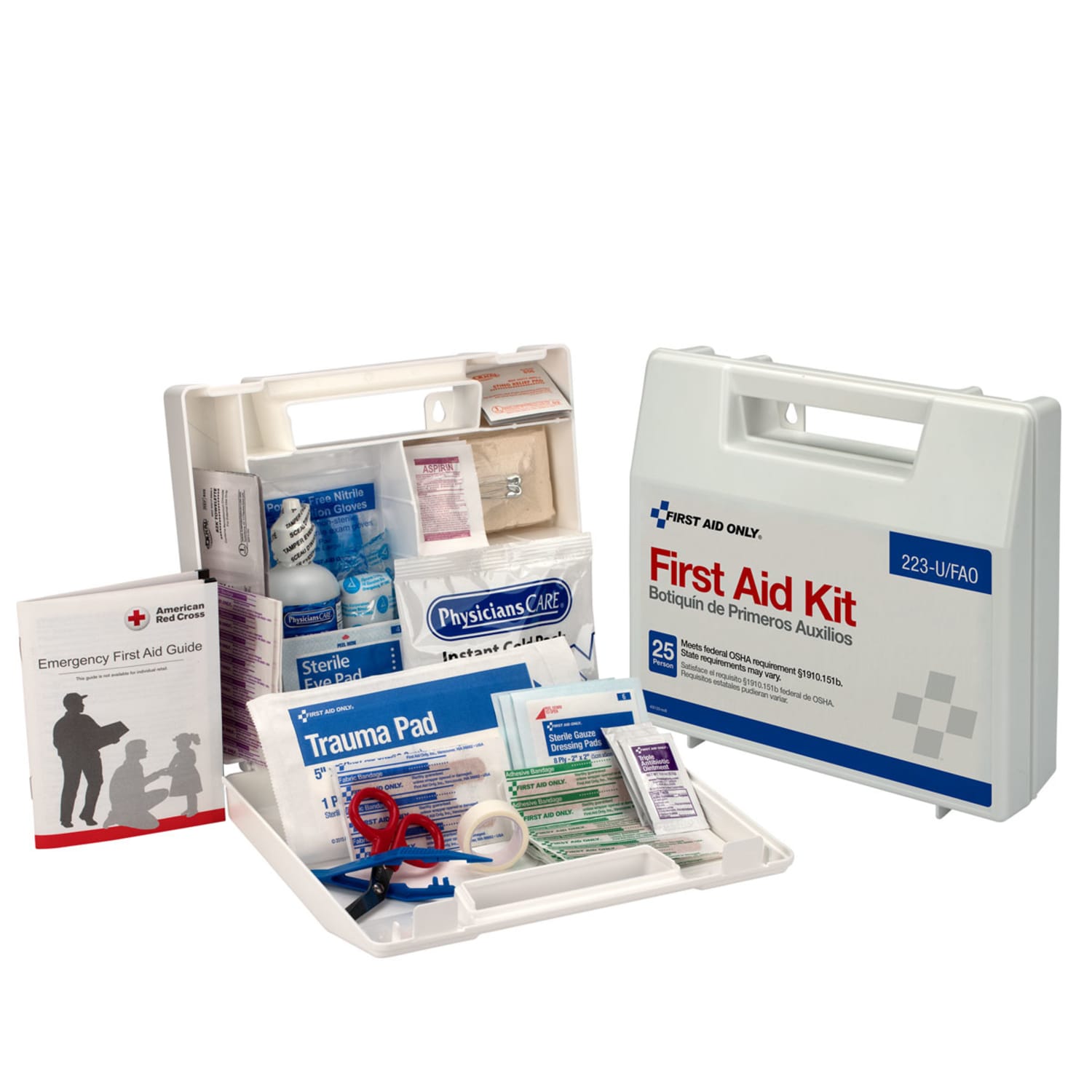 First Aid Only OSHA Compliant Bulk 25-Person First Aid Kit - Image 4
