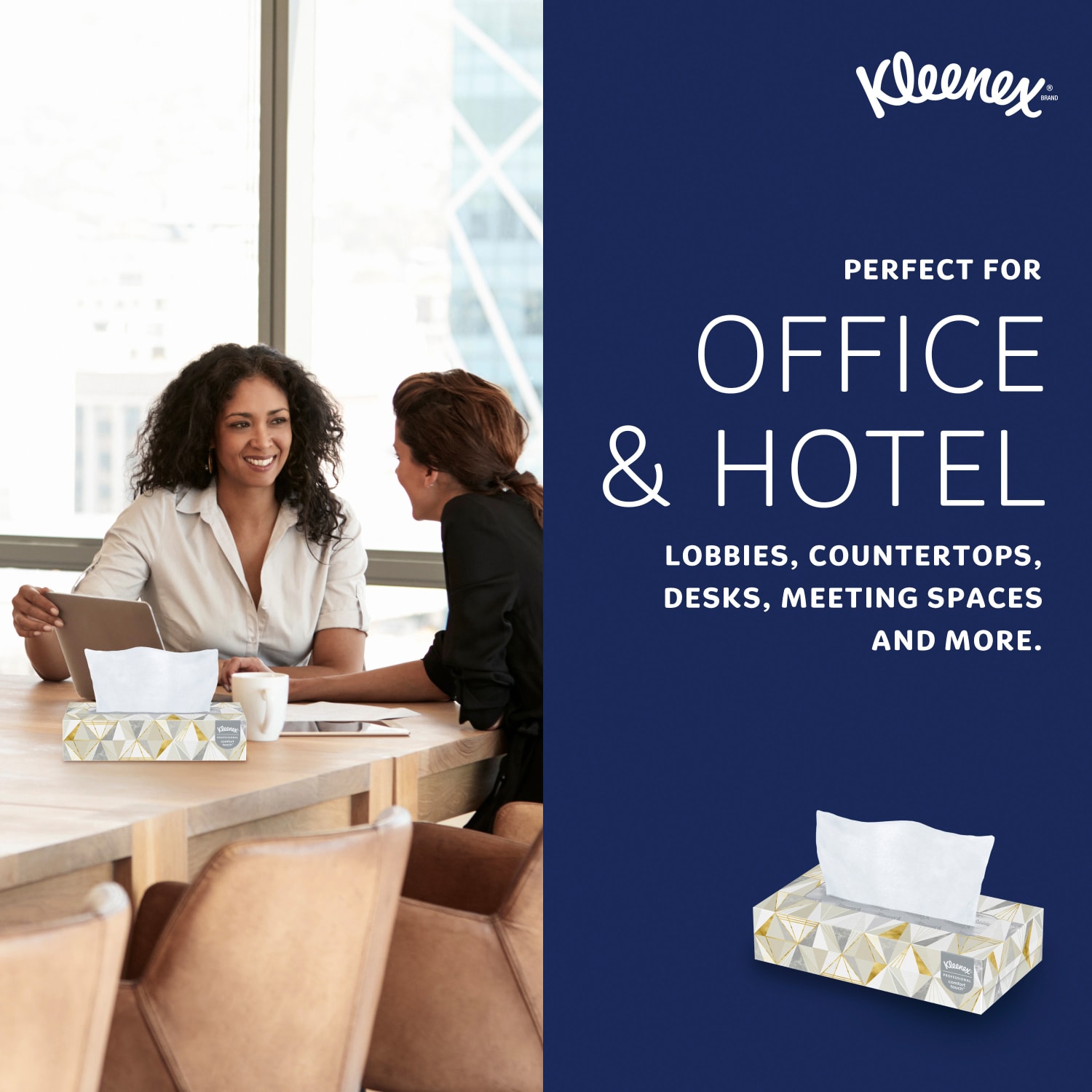 Kimberly Clark Kleenex Professional 2 Ply Facial Tissue, Flat Box, White, 125 Tissues Per Box, Case Of 12 Boxes - Image 5