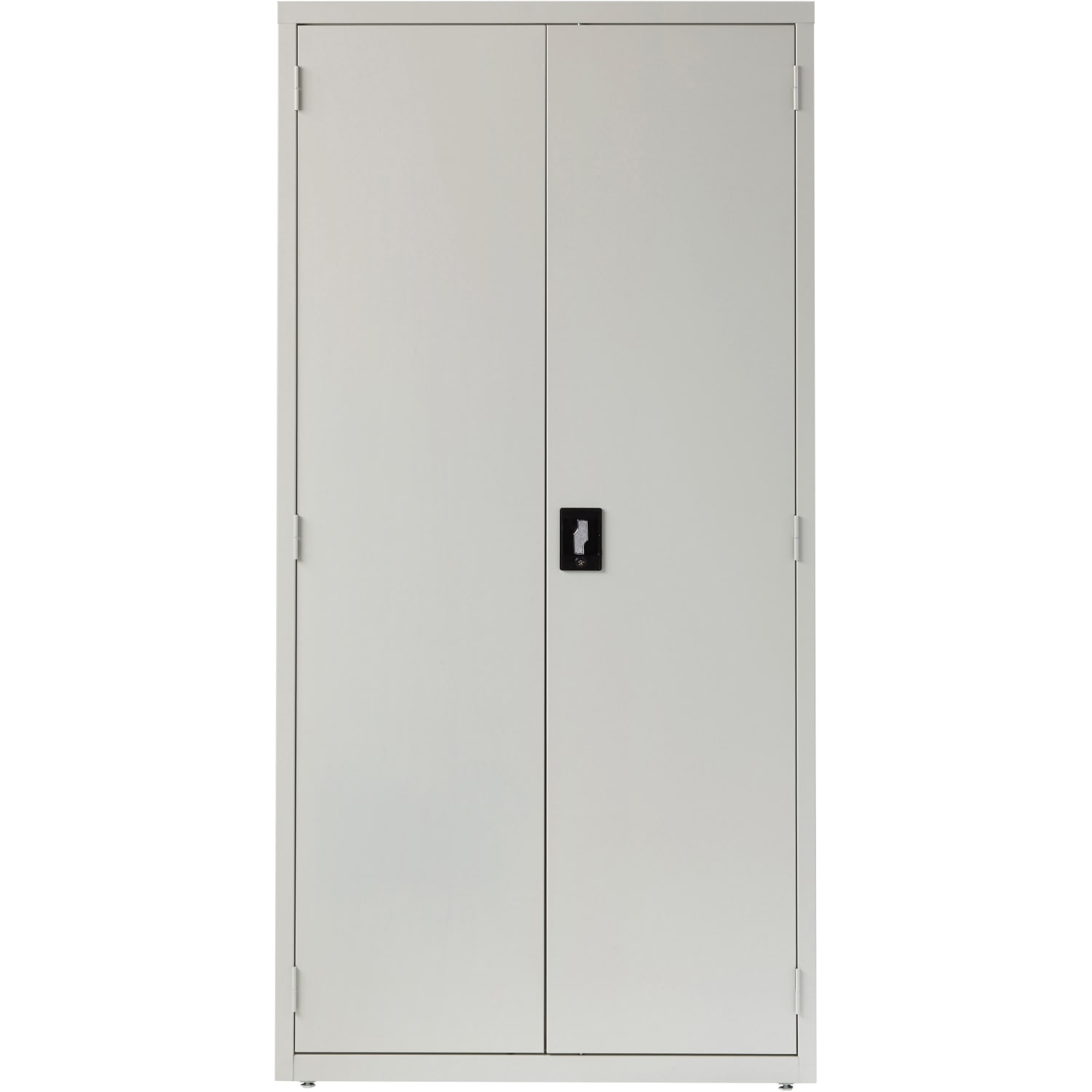 Lorell Fortress Series 18inD Steel Storage Cabinet, Fully Assembled, 5-Shelf, Light Gray - Image 5