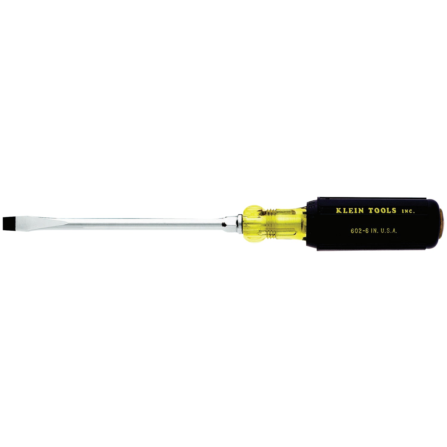 Klein Tools 5/16in Keystone Tip Heavy-Duty Round Shank Screwdriver, 6in