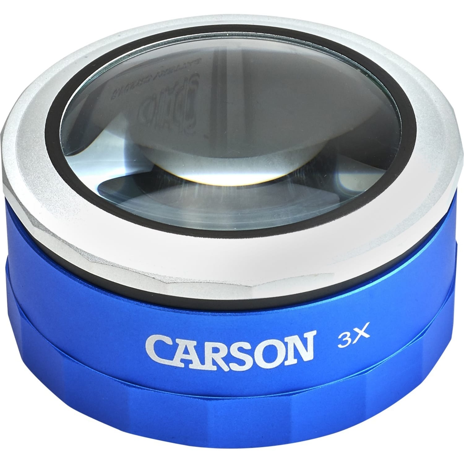 Carson MagniTouch MT-33 Loupe - Overall Size 3.8in Height x 3.8in Width - Glass Lens