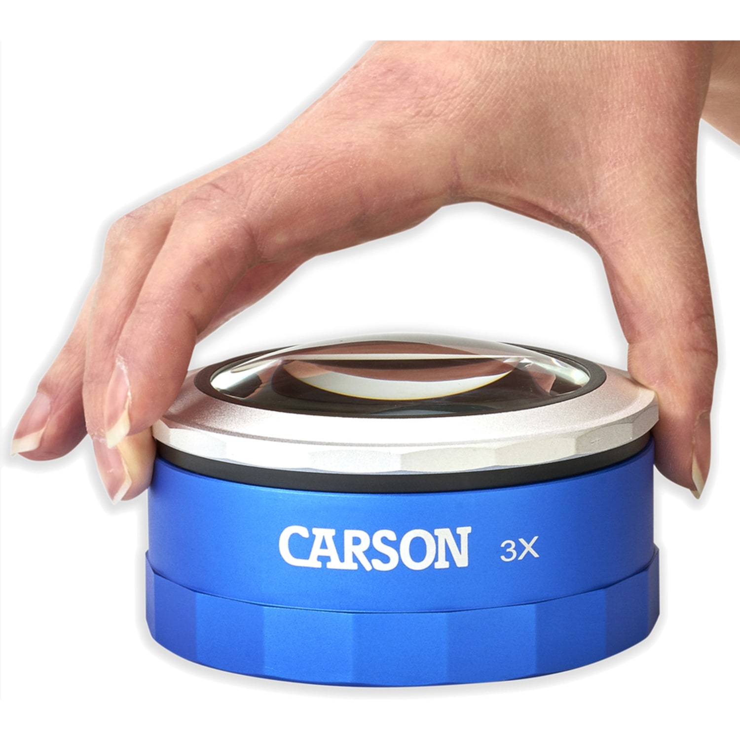 Carson MagniTouch MT-33 Loupe - Overall Size 3.8in Height x 3.8in Width - Glass Lens - Image 6