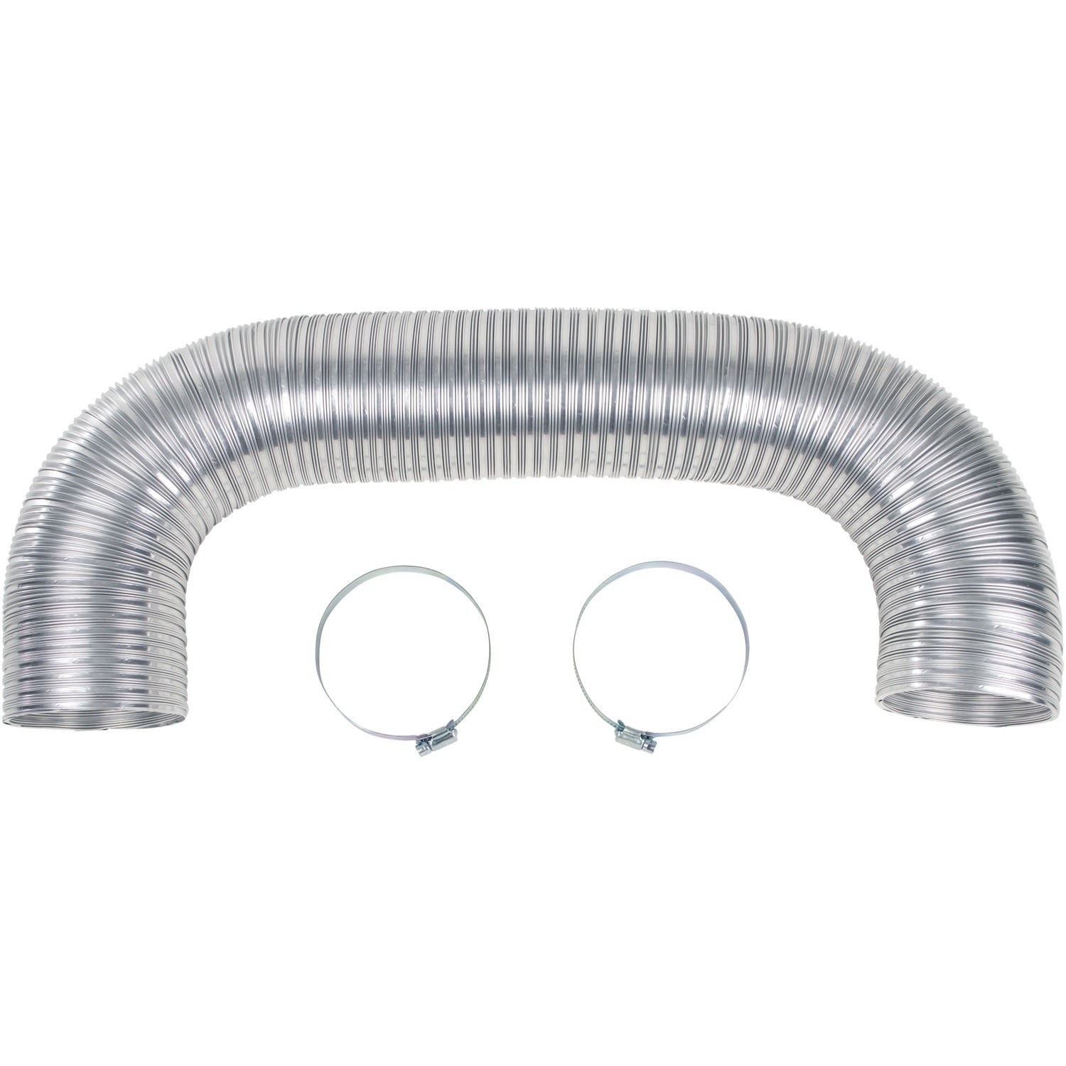 Certified Appliance Accessories Semi-Rigid Dryer Vent Duct, 8ft, for Dryer, 6inH, 96inL, Silver