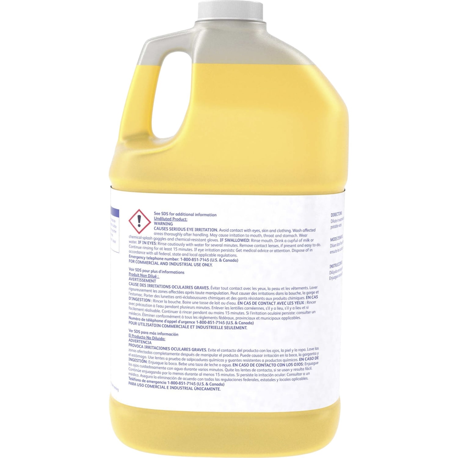 Diversey Limon Pot And Pan Detergent, Ready-To-Use/Concentrate, 128 fl oz , Lemon Fresh Scent, Case of 2 - CBD95729360 - Image 6