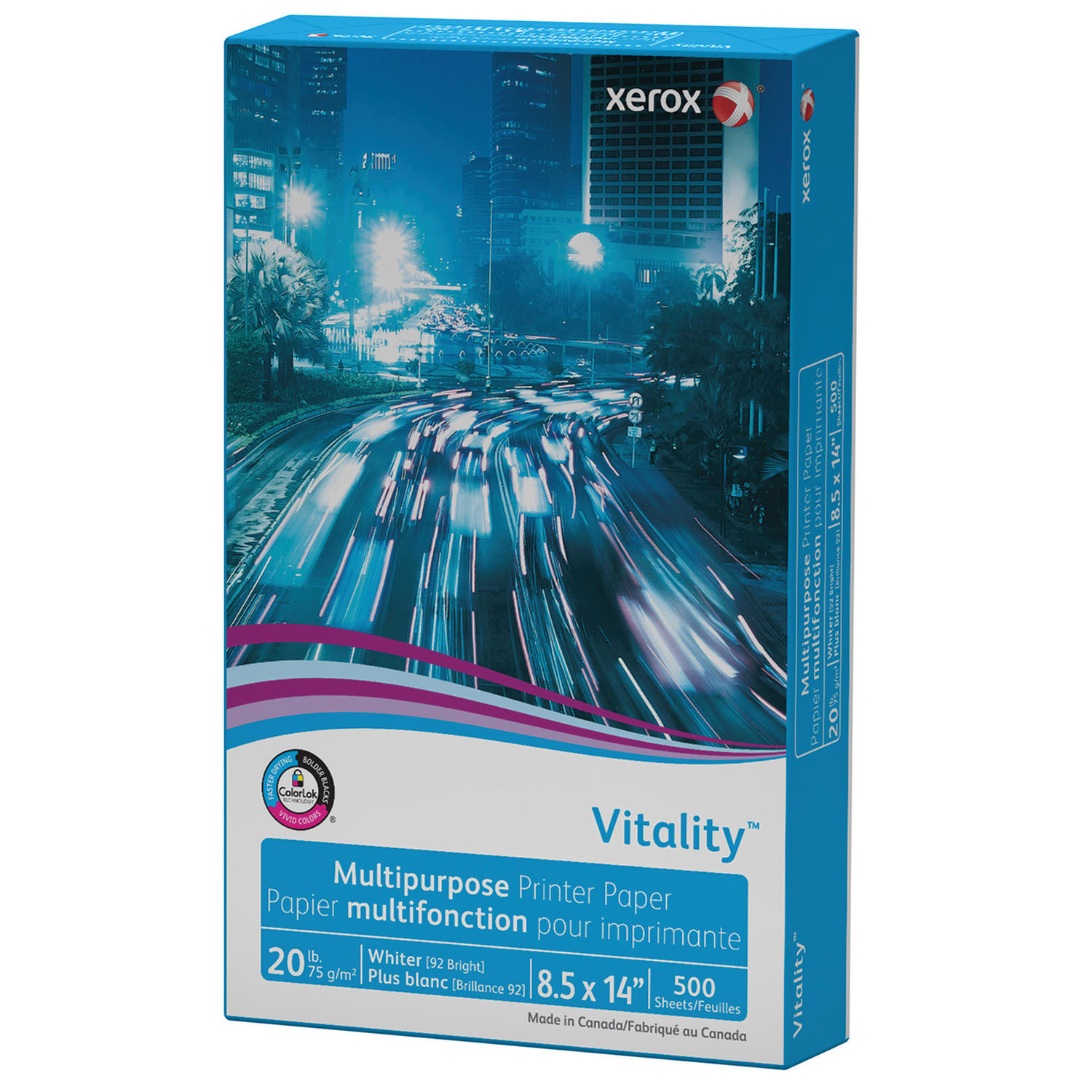 Xerox Vitality Multi-Use Printer & Copy Paper, 1 Ream, White, Legal (8.5in x 14in), 500 Sheets Per Ream, 20 Lb, 92 Brightness, FSC Certified - Image 5