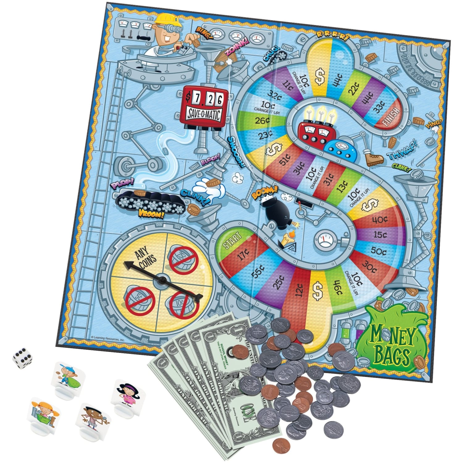 Learning Resources Money Bags A Coin Value Game - Image 5