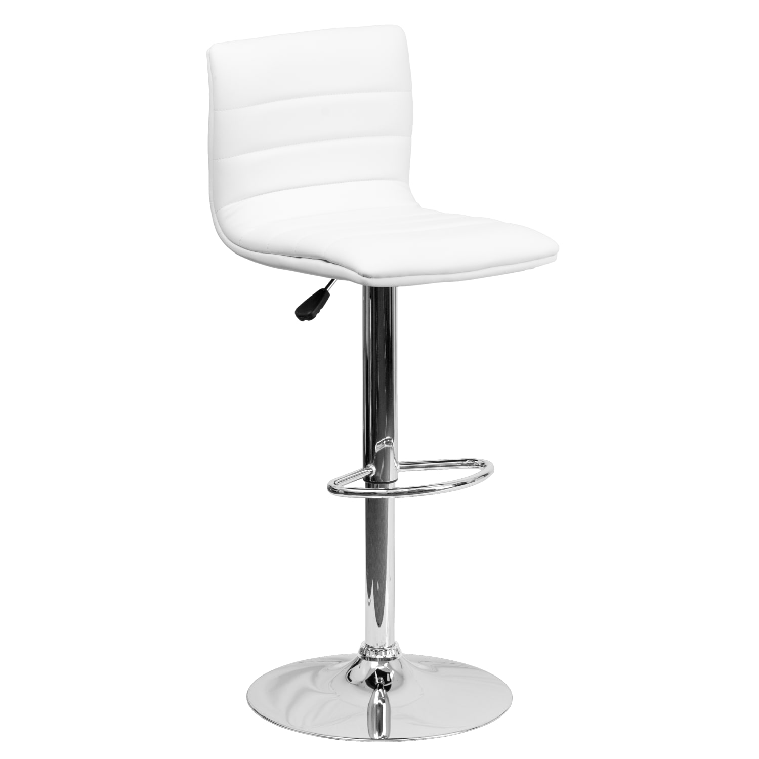 Flash Furniture Contemporary Adjustable Bar Stool WhiteChrome PopularChairscom Flash Furniture Contemporary Adjustable Bar Stool WhiteChrome PopularChairscom
