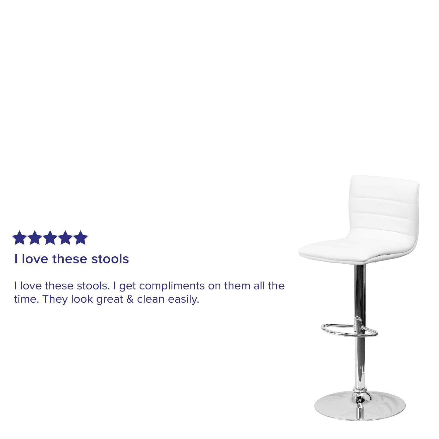 Flash Furniture Contemporary Adjustable Bar Stool WhiteChrome PopularChairscom Flash Furniture Contemporary Adjustable Bar Stool WhiteChrome PopularChairscom