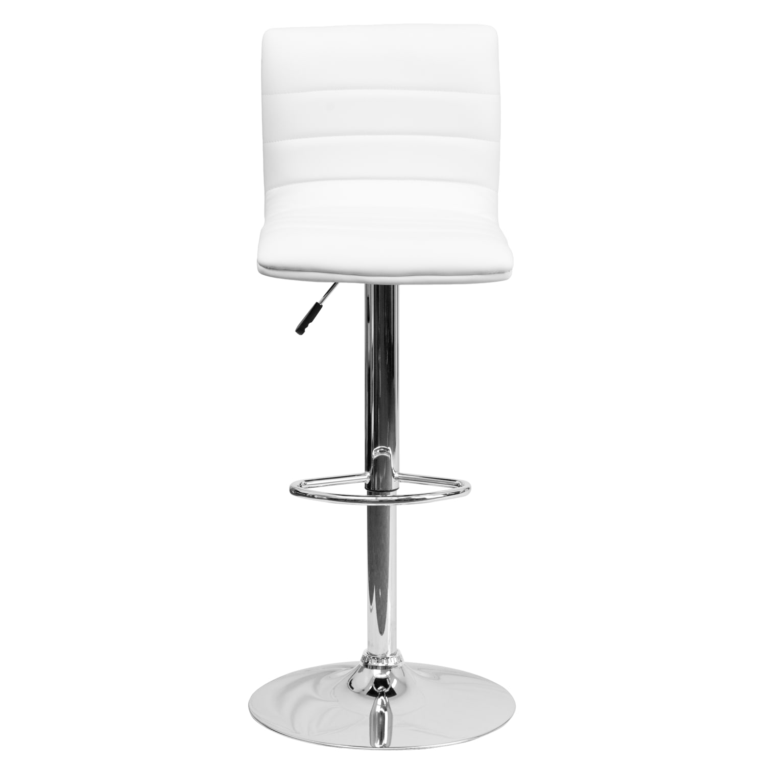 Flash Furniture Contemporary Adjustable Bar Stool WhiteChrome PopularChairscom Flash Furniture Contemporary Adjustable Bar Stool WhiteChrome PopularChairscom