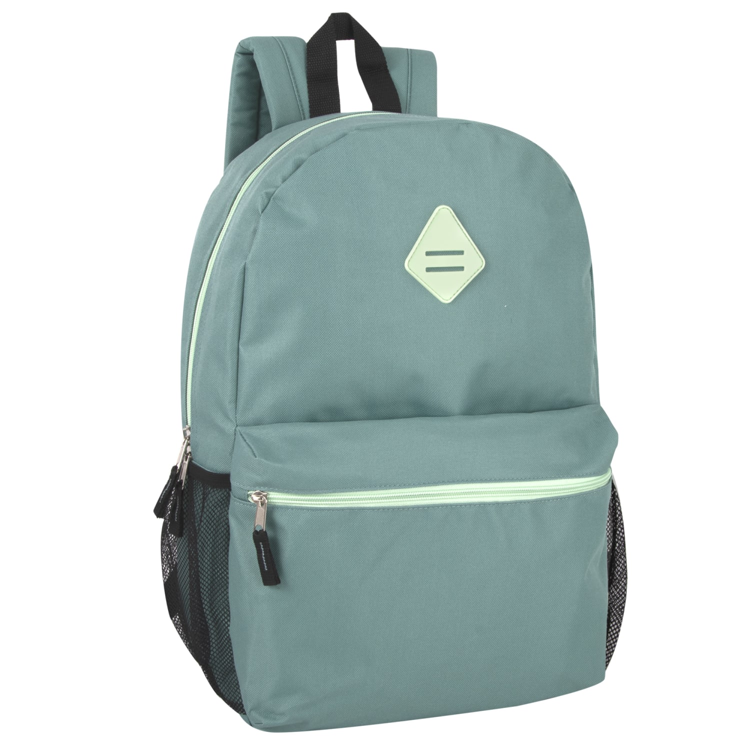 Trailmaker Solid Backpacks, Assorted Colors (Black, Pink, Lilac, Green), Pack Of 24 Backpacks - Image 6