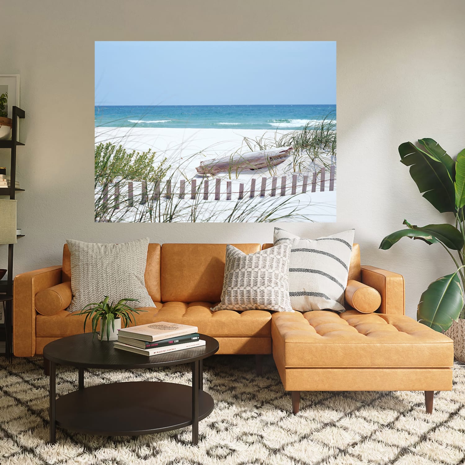 Biggies Landscape/Seascape Mural, 32in x 24in, Unframed, South Carolina Coast - Image 5