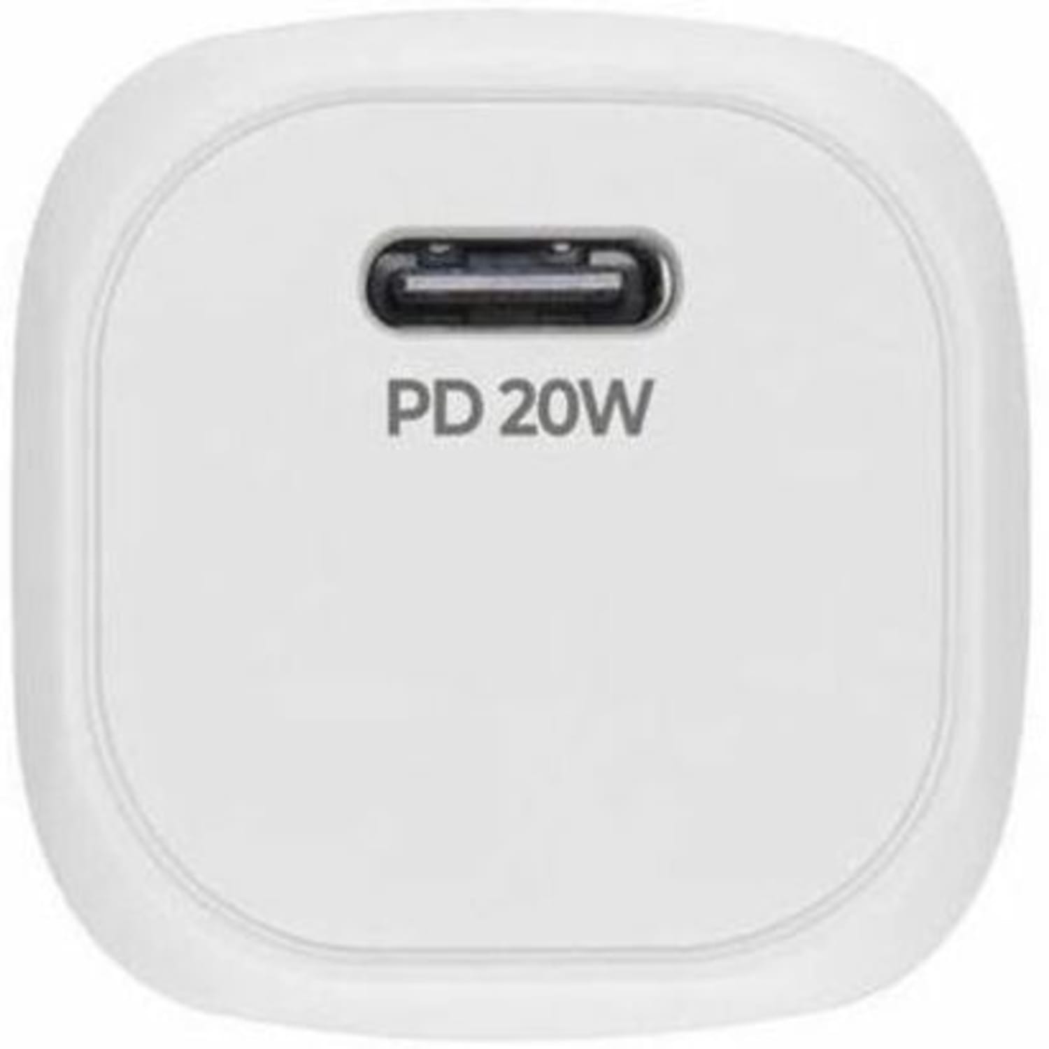 Monoprice 20W USB-C Mini Cubic Wall Charger White - 20 W - 120 V AC, 230 V AC Input - 5 V DC, 9 V DC, 12 V DC Output - 3 A - White - 1 - Image 5