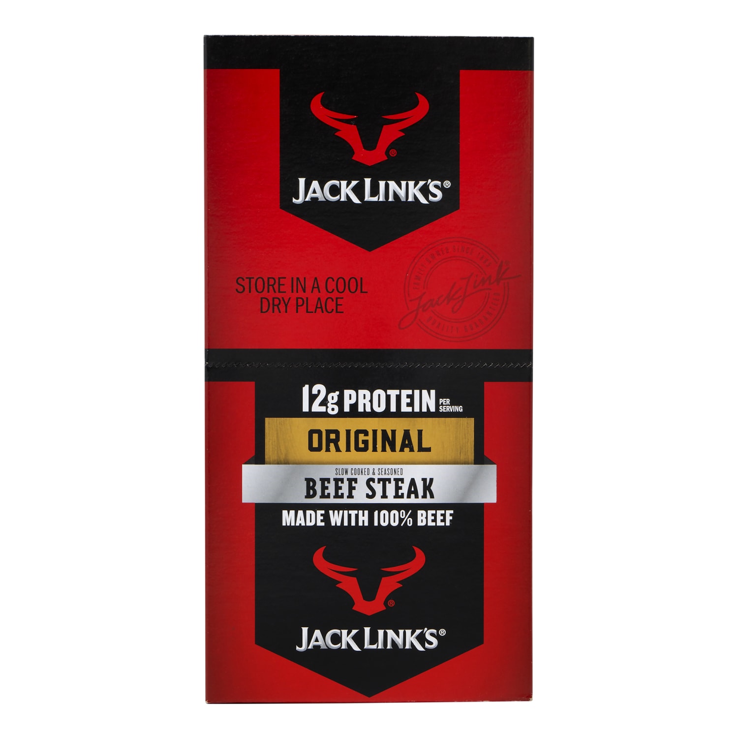 Jack Links Original Beef Steak, 1 Oz, Box Of 12 - Image 5