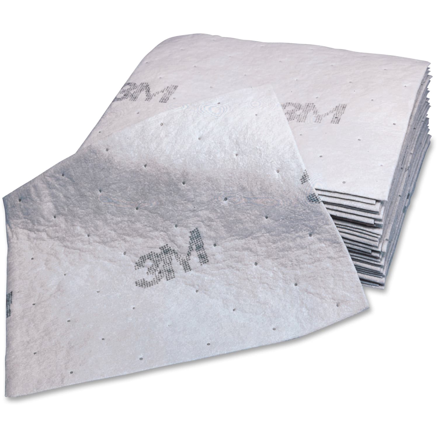 3M Maintenance Sorbent Pad - 15.5in Width x 20.5in Length - 100/Carton - Scrim - White - Image 3