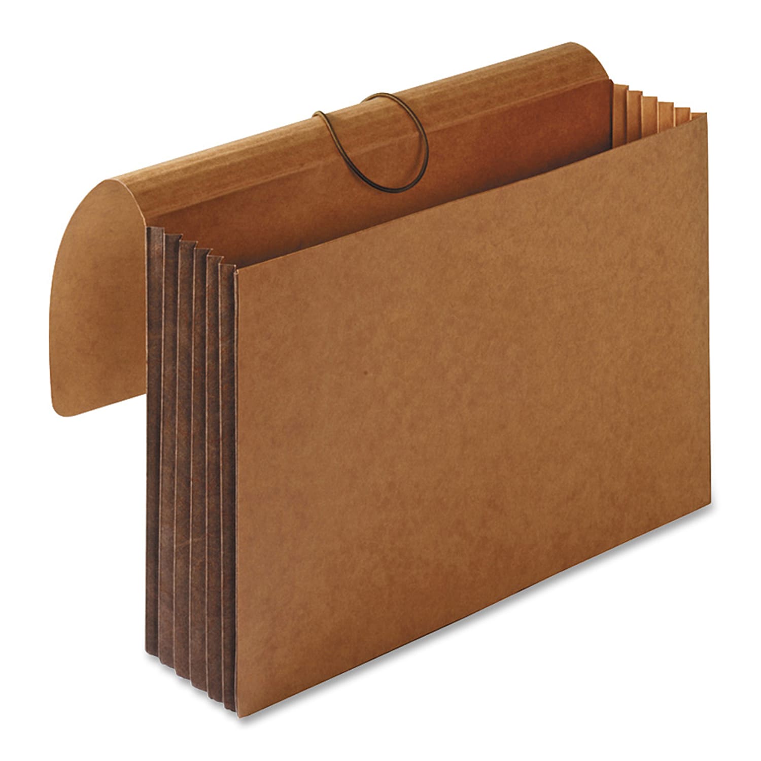 Sparco Tyvek Tyvek Accordion Wallet, 1 Pocket, Expansion 5-1/4in, 8 1/2in x 11in, Letter, 30 % Recycled, Brown, Pack of 1