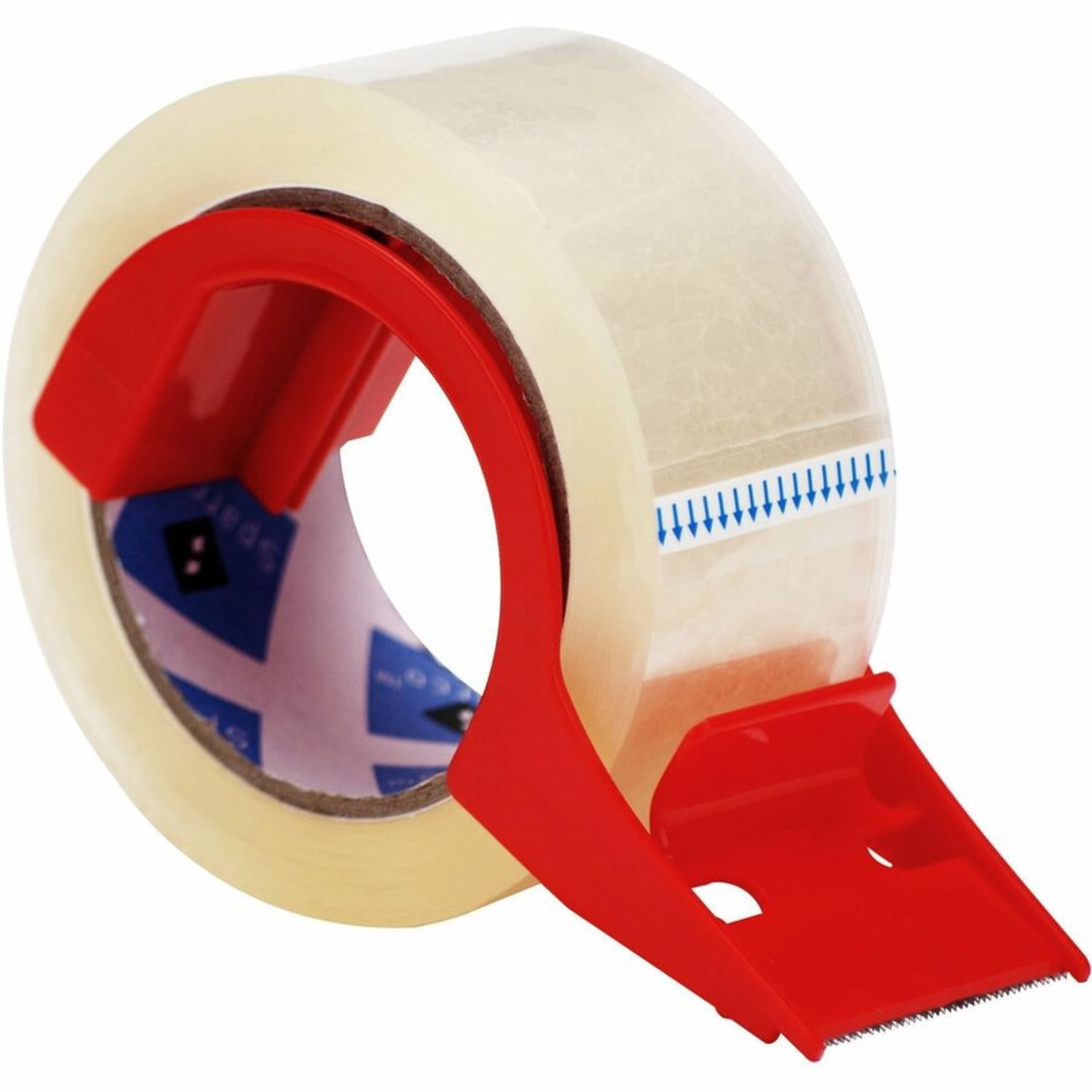 Sparco Heavy-duty Packaging Tape with Dispenser - 2in Width x 55 yd Length - 3in Core - 3 mil - Rubber Resin Backing - Dispenser Included - 4 / Pack - Clear - Image 6