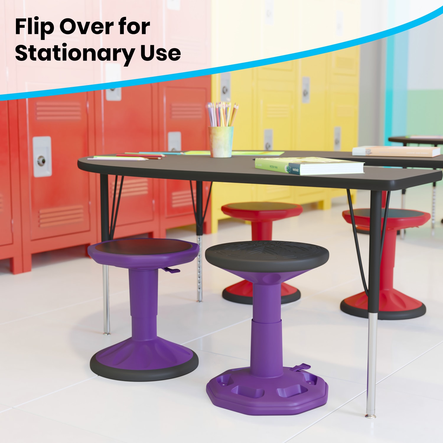 Flash Furniture Carter Adjustable Height Kids Flexible Active Stool Purple PopularChairscom Flash Furniture Carter Adjustable Height Kids Flexible Active Stool Purple PopularChairscom