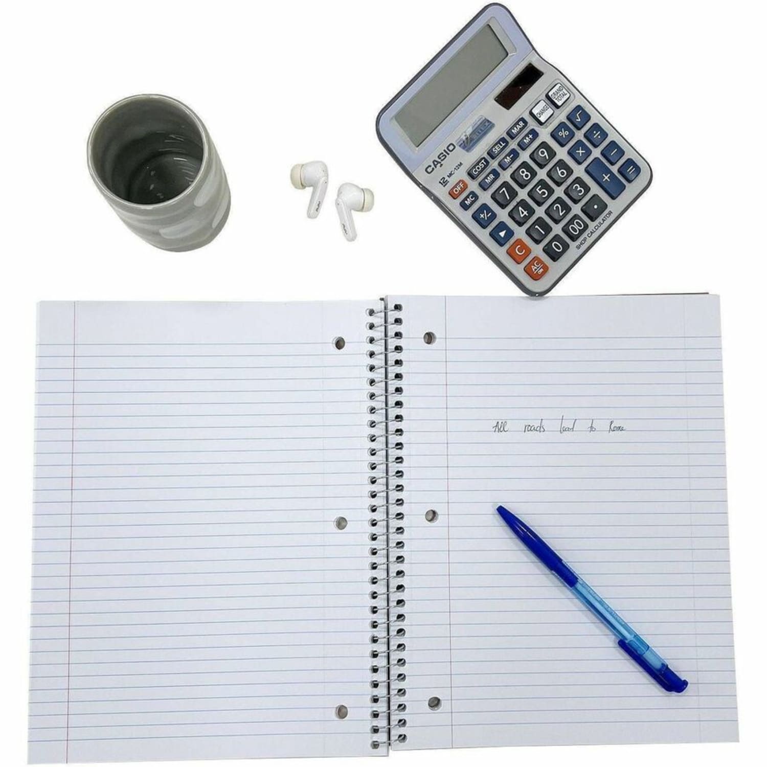 Sparco Wirebound Notebook, 8in x 10-1/2in, College Rule, 70 Sheets, Assorted - Image 5