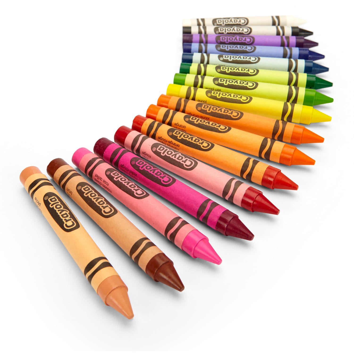 Crayola Large Crayons, Classic Colors, 16 Per Pack, Set Of 6 Packs - Image 6