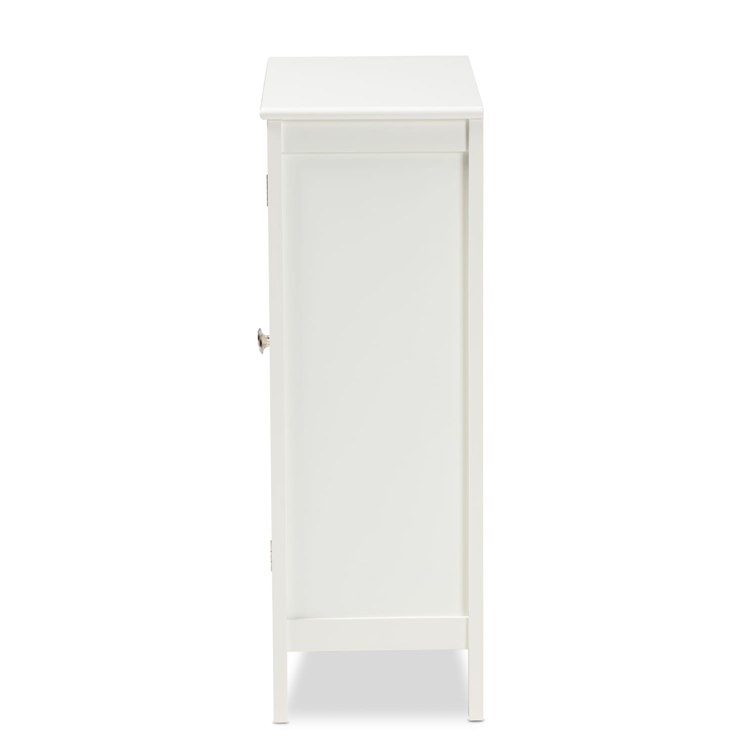 Baxton Studio Thelma 2-Door Multi-Purpose Storage Cabinet, White - Image 5