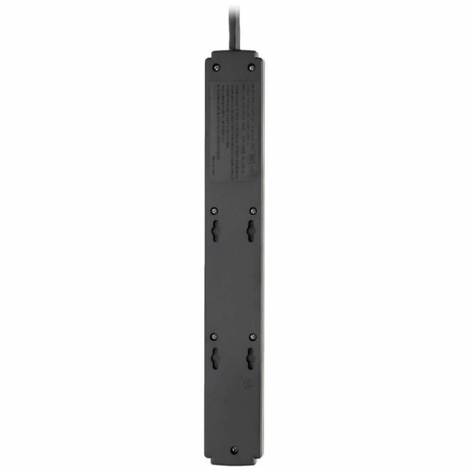 Eaton Tripp Lite Series Protect It! 6-Outlet Surge Protector, 6 ft. Cord, 990 Joules, 2 USB Ports (2.1A), Black Housing - TLP606USBB - Image 3