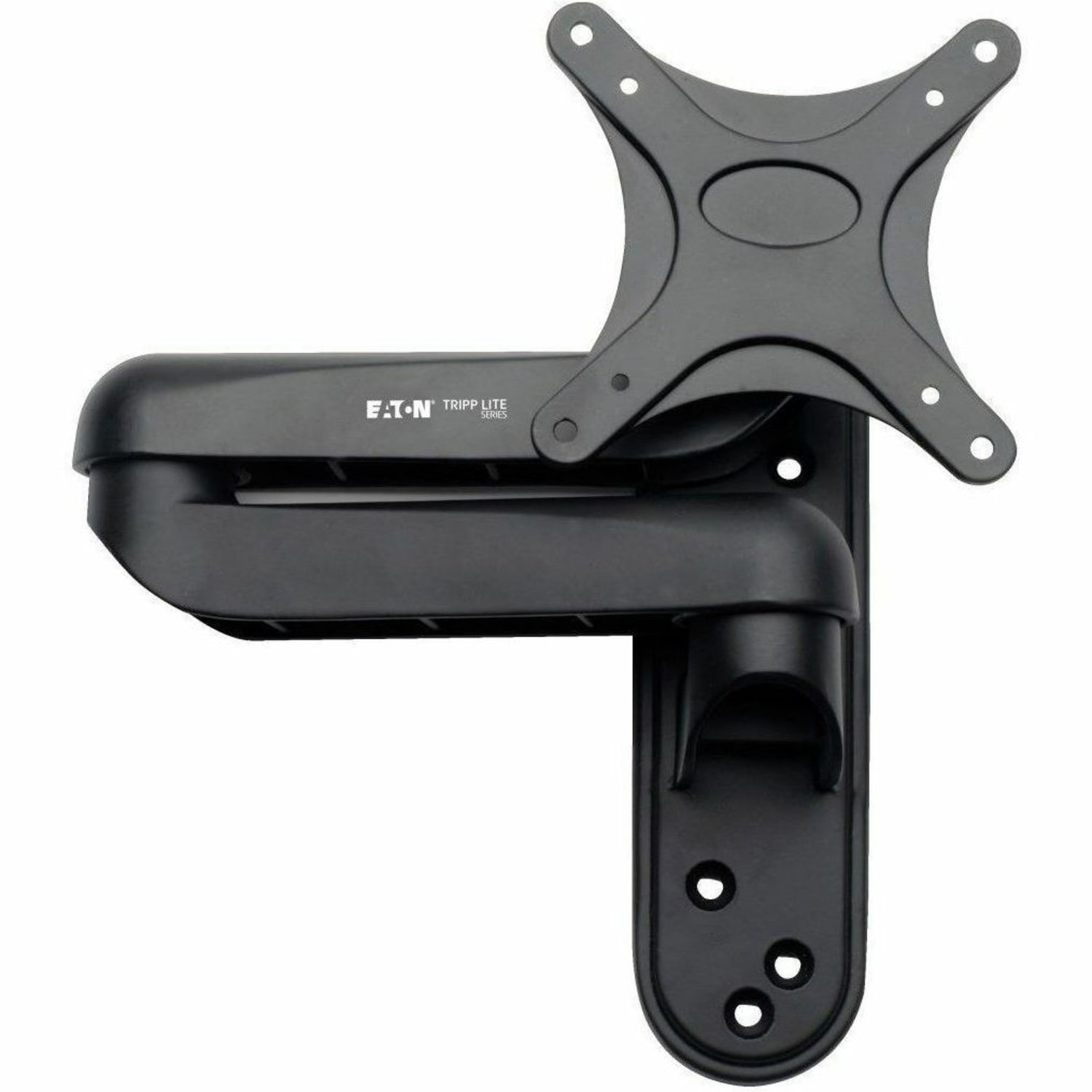 Eaton Tripp Lite Series Display TV LCD Wall Monitor Mount Fixed Arm Swivel/Tilt 13in to 27in TVs / EA / Flat-Screens - Bracket - for LCD display - steel - black - screen size: 13in-27in - wall-mountable - Image 3