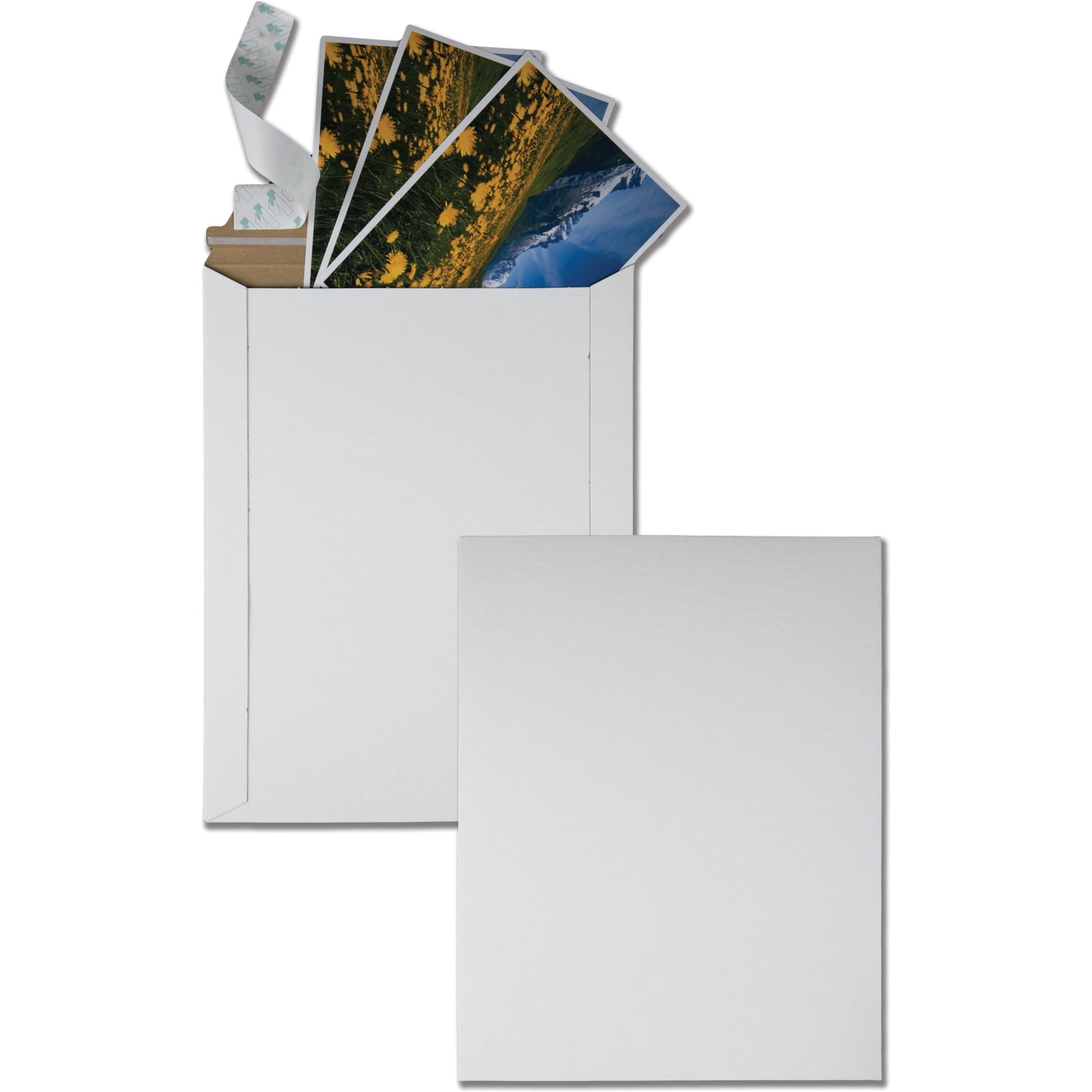 Quality Park Redi-Strip Envelopes, Photo Mailers, 9-3/4in x 12-1/2in, White, Box Of 25 Envelopes - Image 5