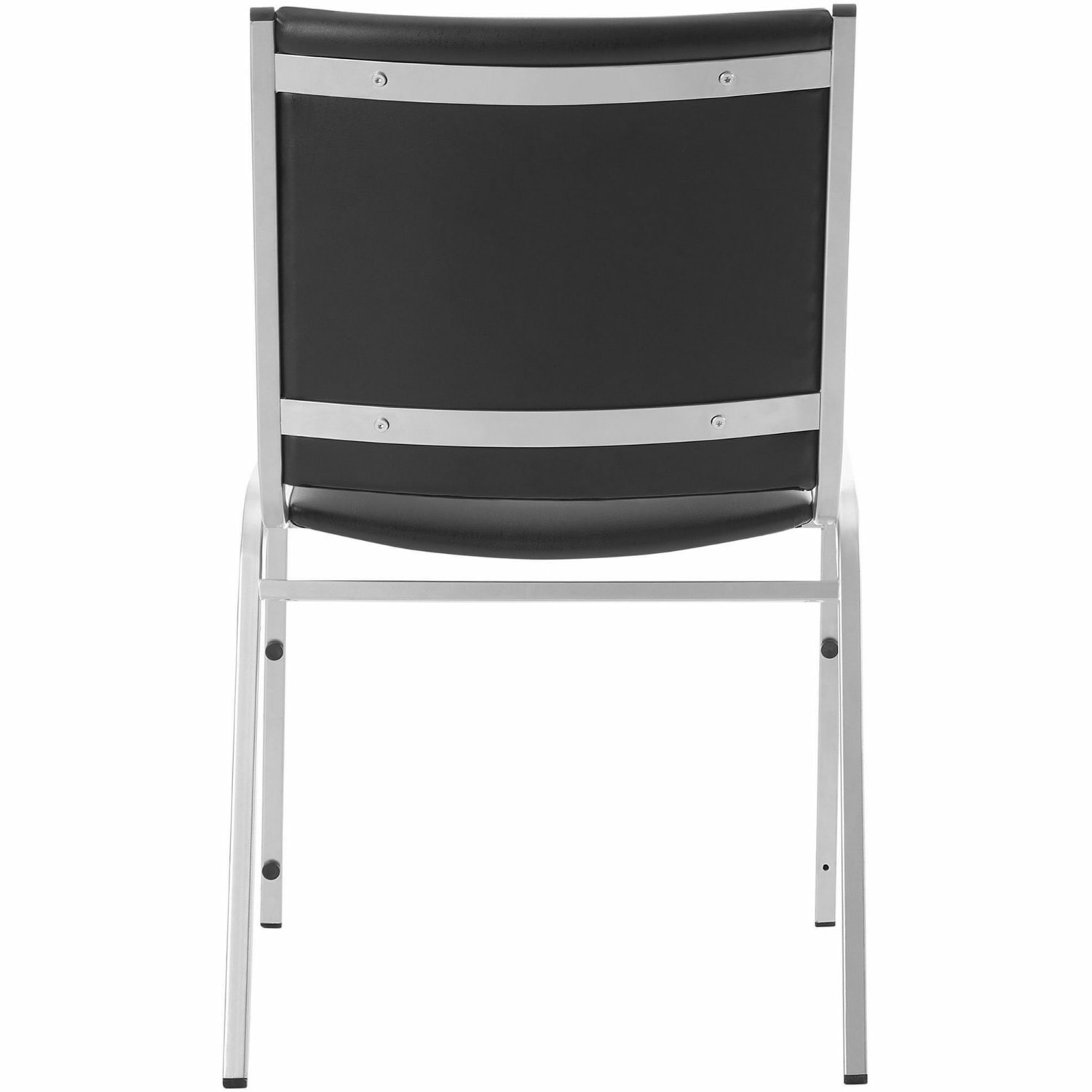 Lorell Padded Vinyl Seat Vinyl Back Stacking Chair 16 15in Seat Width Black SeatChrome Frame Quantity 4 PopularChairscom Lorell Padded Vinyl Seat Vinyl Back Stacking Chair 16 15in Seat Width Black SeatChrome Frame Quantity 4 PopularChairscom
