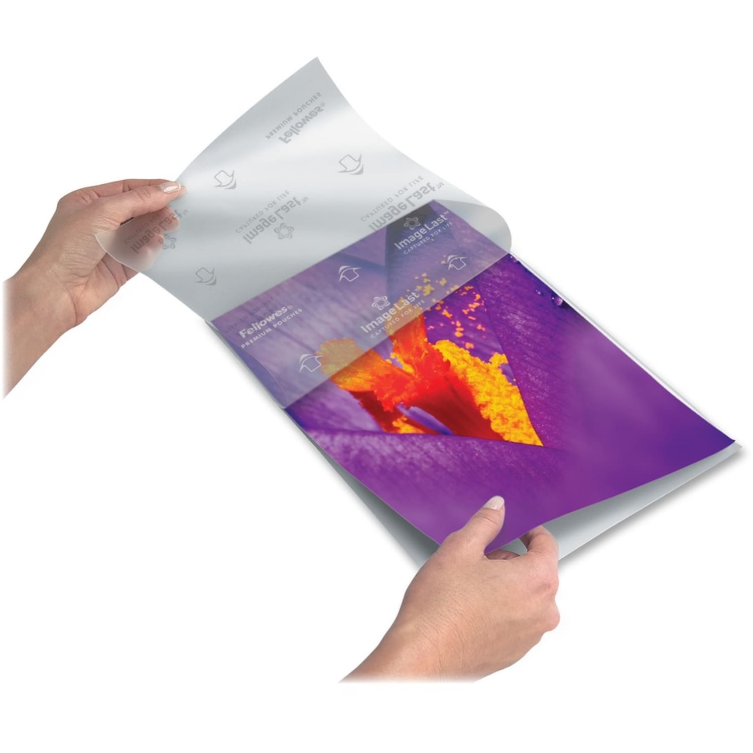 Fellowes Laminating Pouches, Glossy, 5 mil Thick, Clear, Pack Of 150 - Image 3