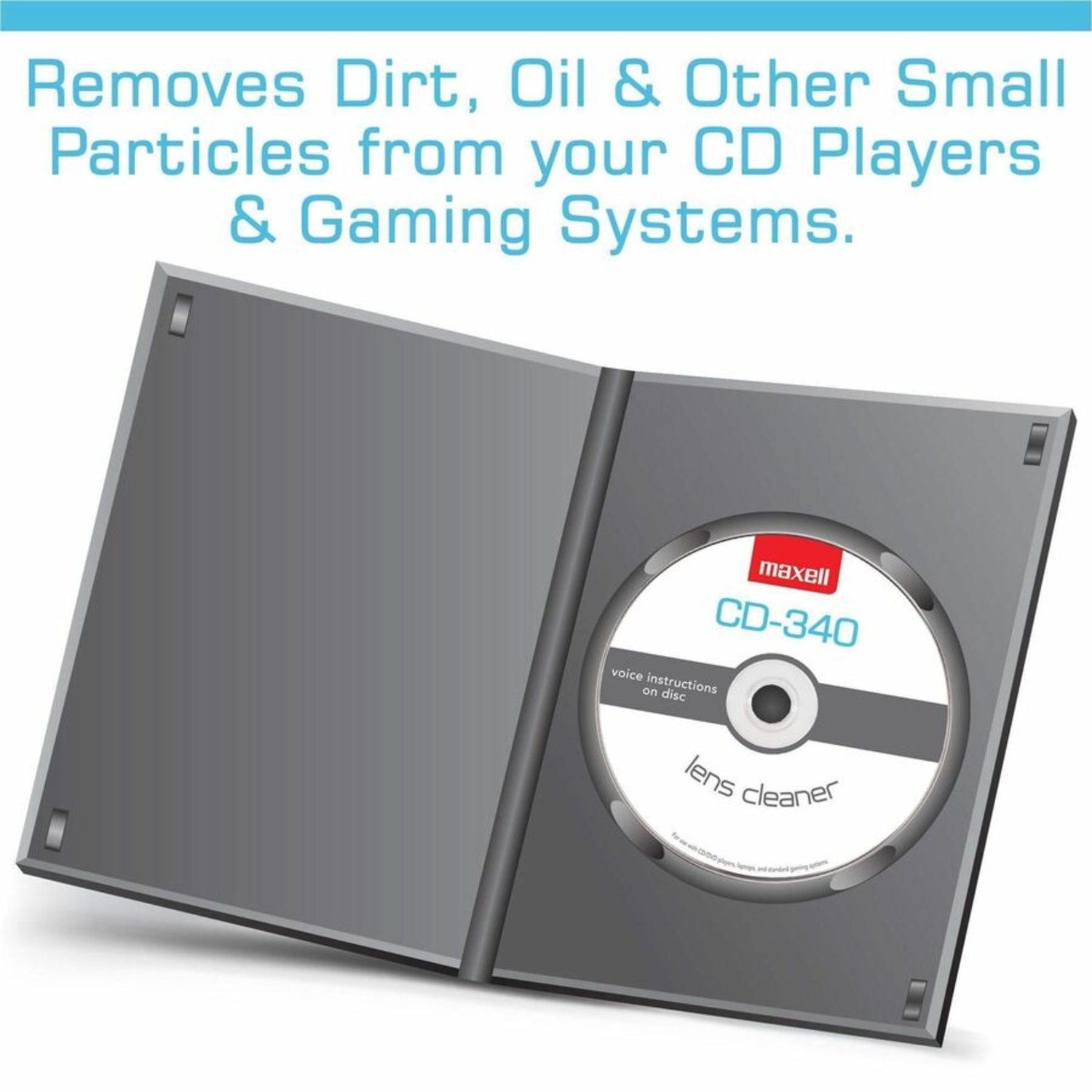 Maxell CD-340 CD Lens Cleaner, 190048 - Image 3