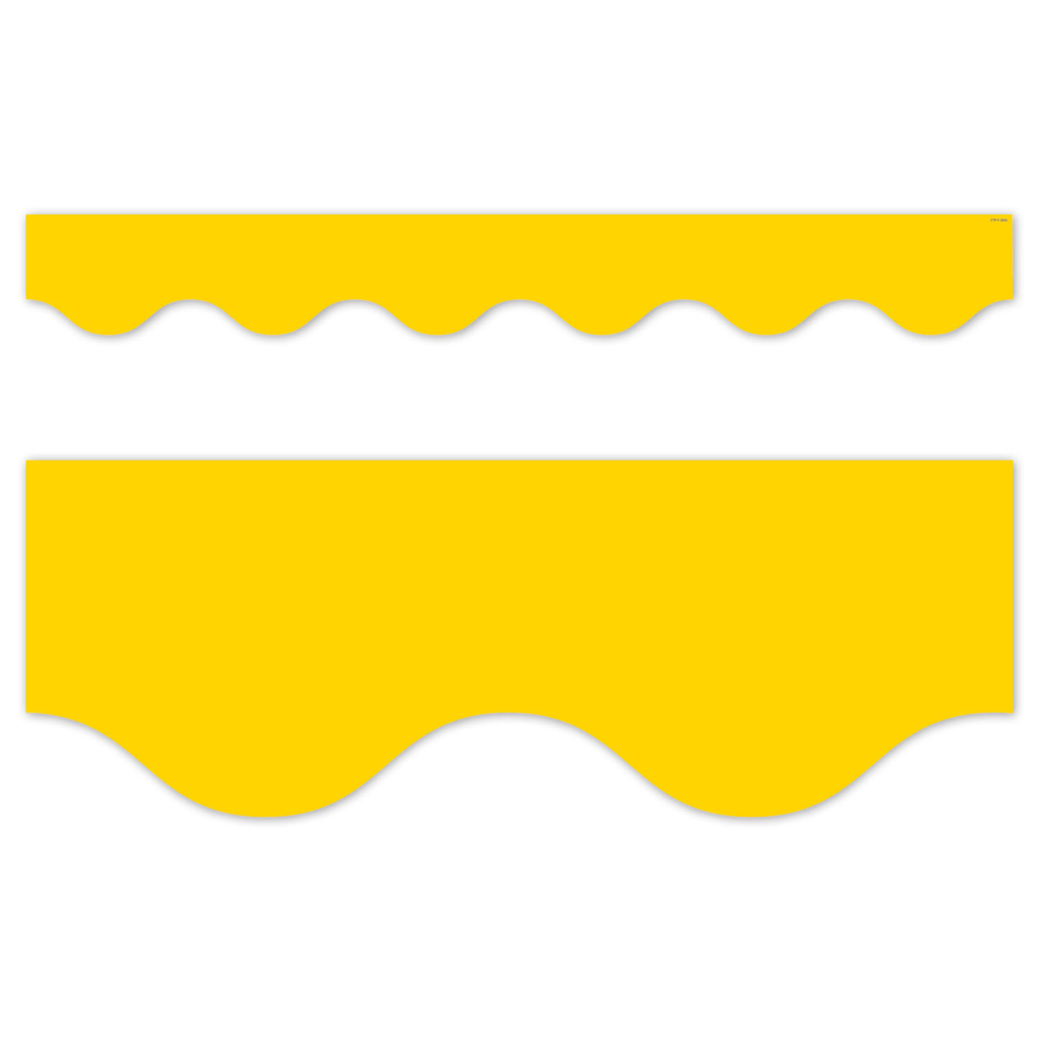 Creative Teaching Press EZ Border, 3in x 24in Strips, Core Decor Yellow Wavy, 48 Feet Per Pack, Set Of 3 Packs - Image 3