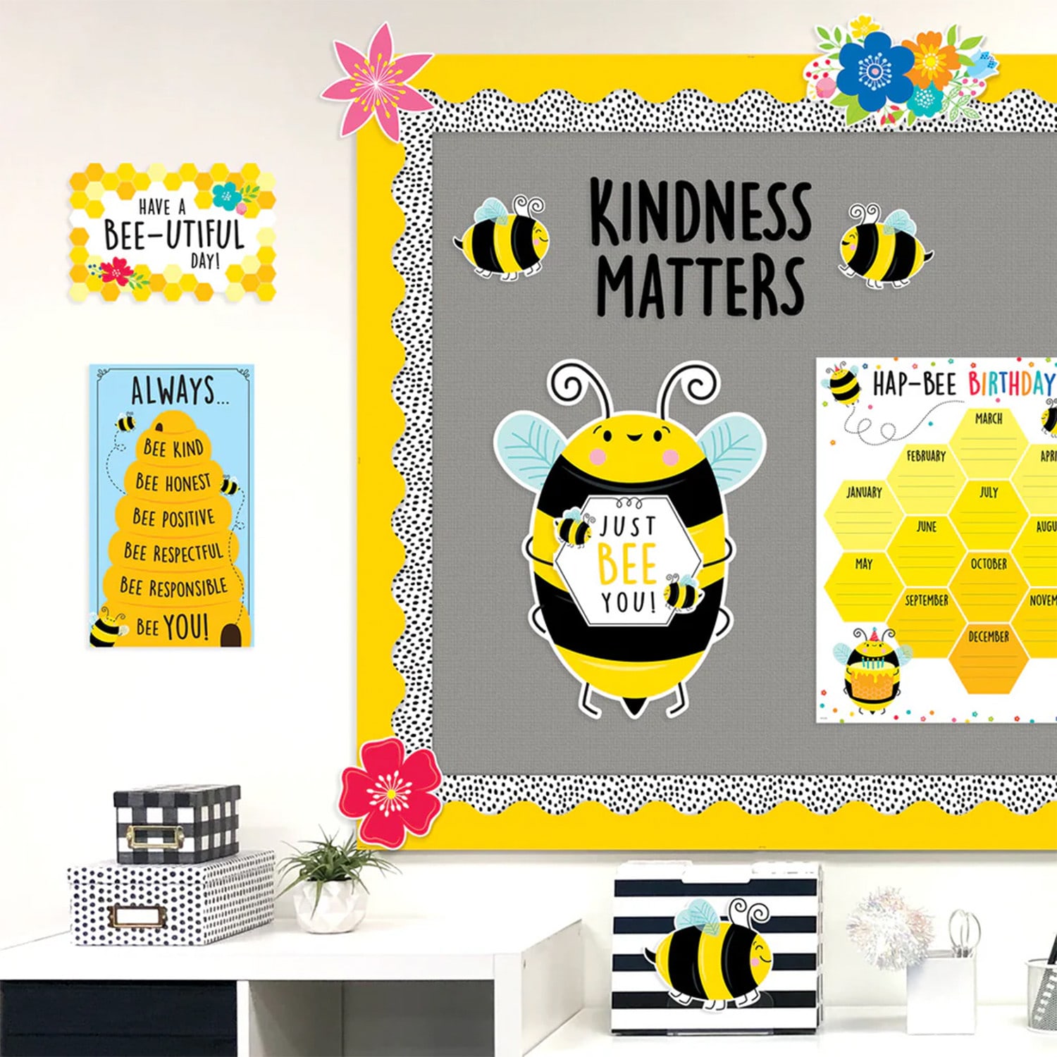 Creative Teaching Press EZ Border, 3in x 24in Strips, Core Decor Yellow Wavy, 48 Feet Per Pack, Set Of 3 Packs - Image 5
