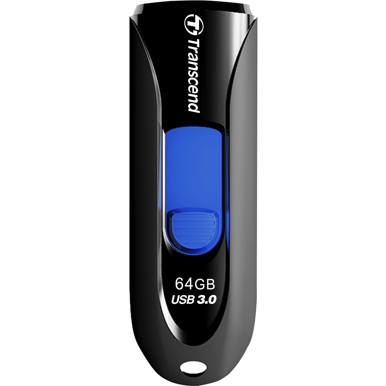 Transcend 64GB JetFlash 790 USB 3.0 Flash Drive - 64 GB - USB 3.0 - Black, Blue - Image 4